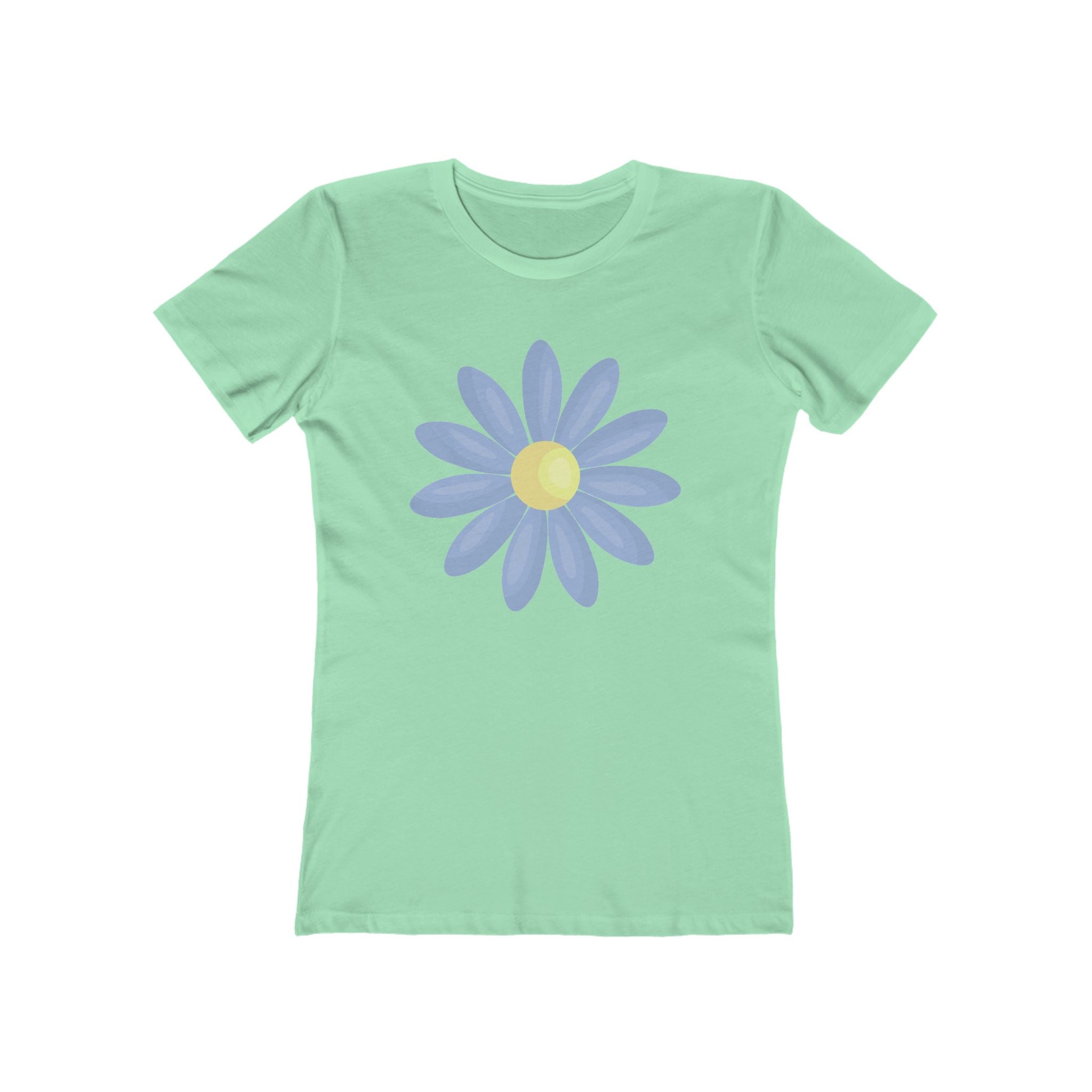 Flower Women's Tshirt, Floral Graphic Tee, Casual Top for Her, Spring Blossom Shirt, Botanical Print Blouse