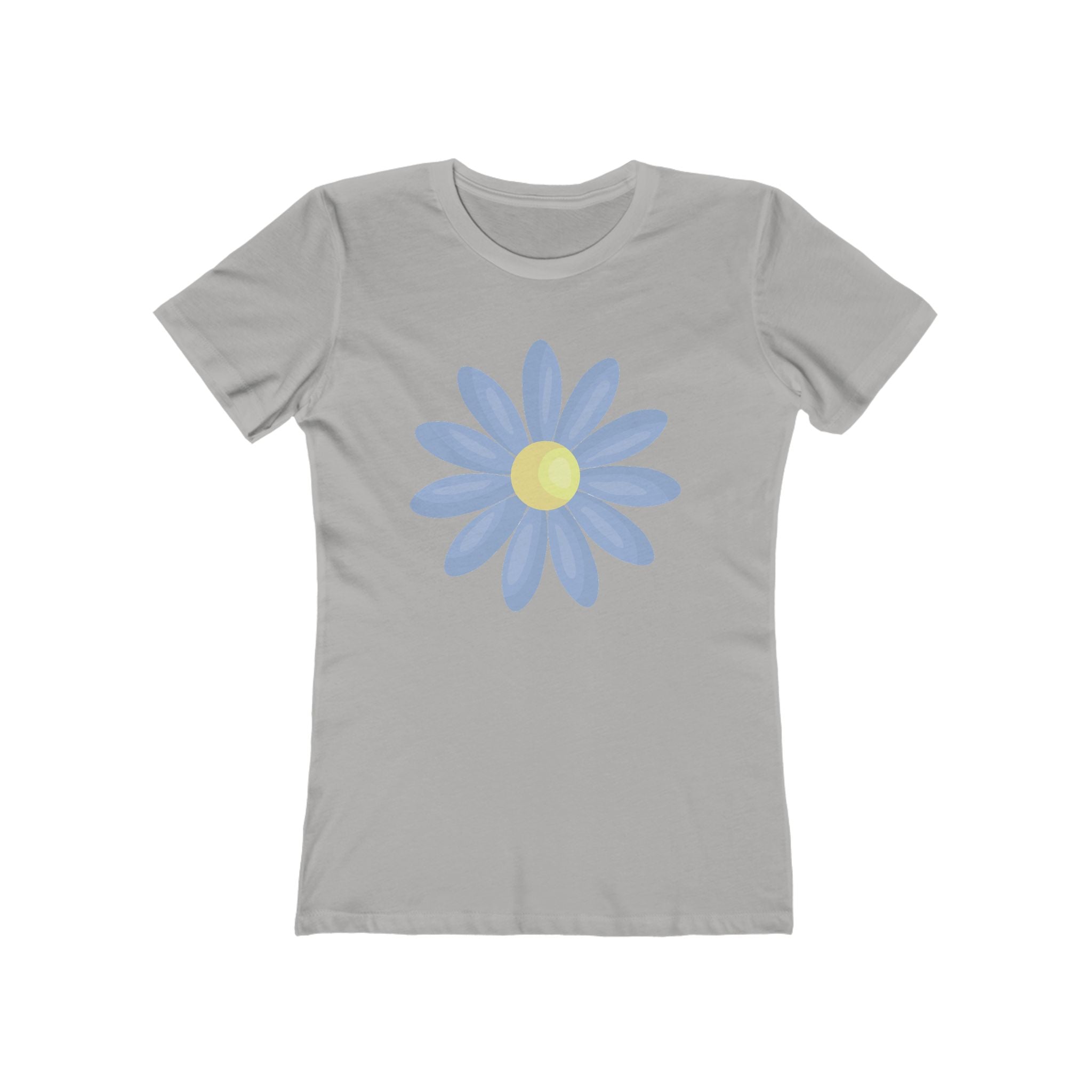 Flower Women's Tshirt, Floral Graphic Tee, Casual Top for Her, Spring Blossom Shirt, Botanical Print Blouse