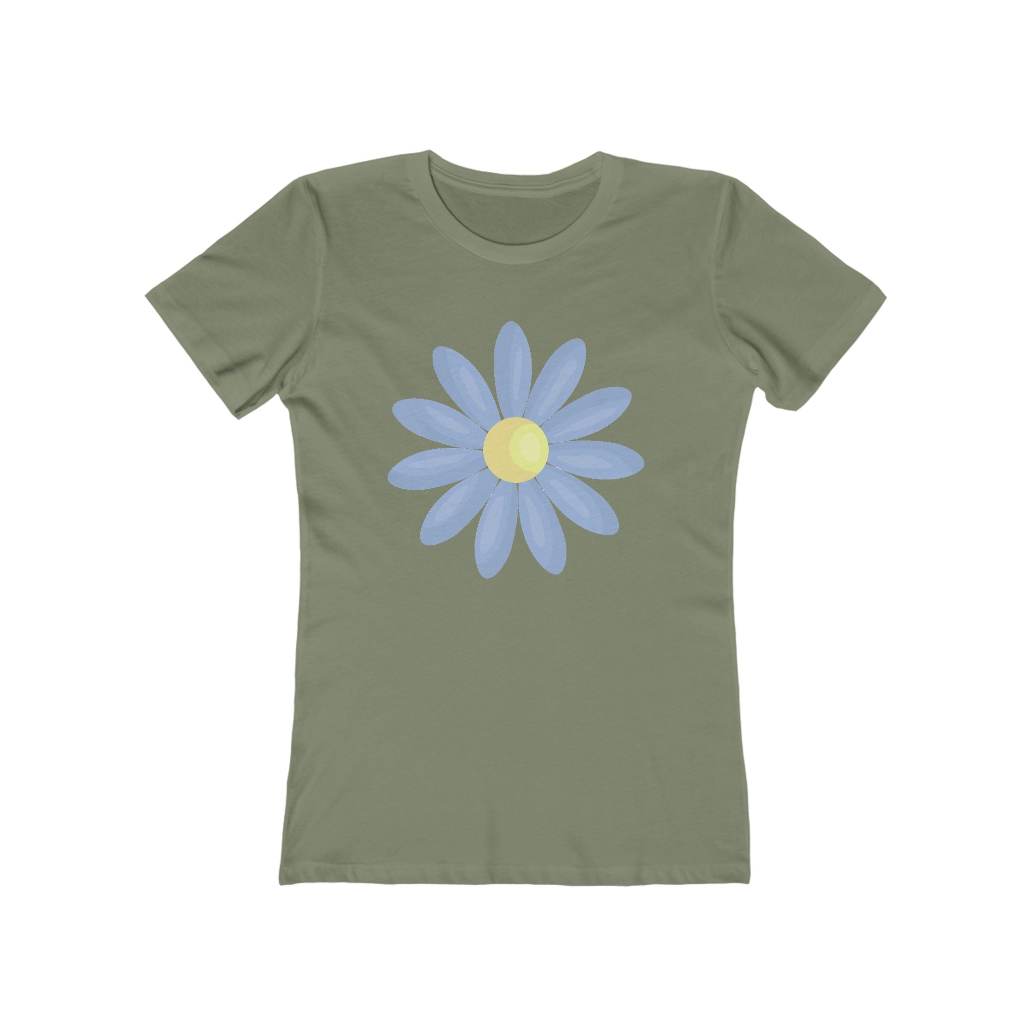 Flower Women's Tshirt, Floral Graphic Tee, Casual Top for Her, Spring Blossom Shirt, Botanical Print Blouse