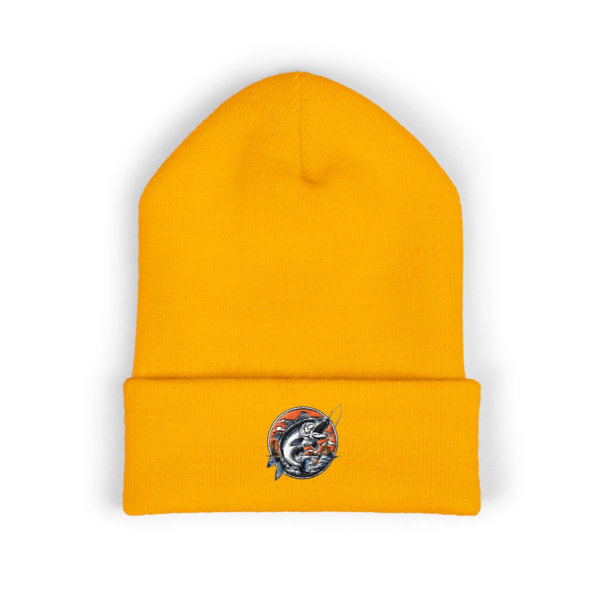 Embroidered Fishing Beanie, Fisherman Gift, Outdoor Apparel, Fishing Gear, Angler Hat, Fishing Lure Beanie