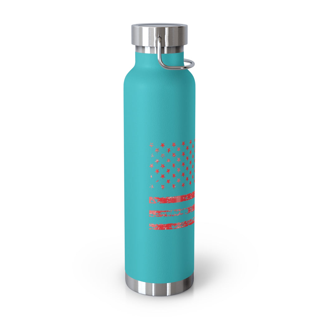 Red Friday Patriotic Copper Insulated Water Bottle