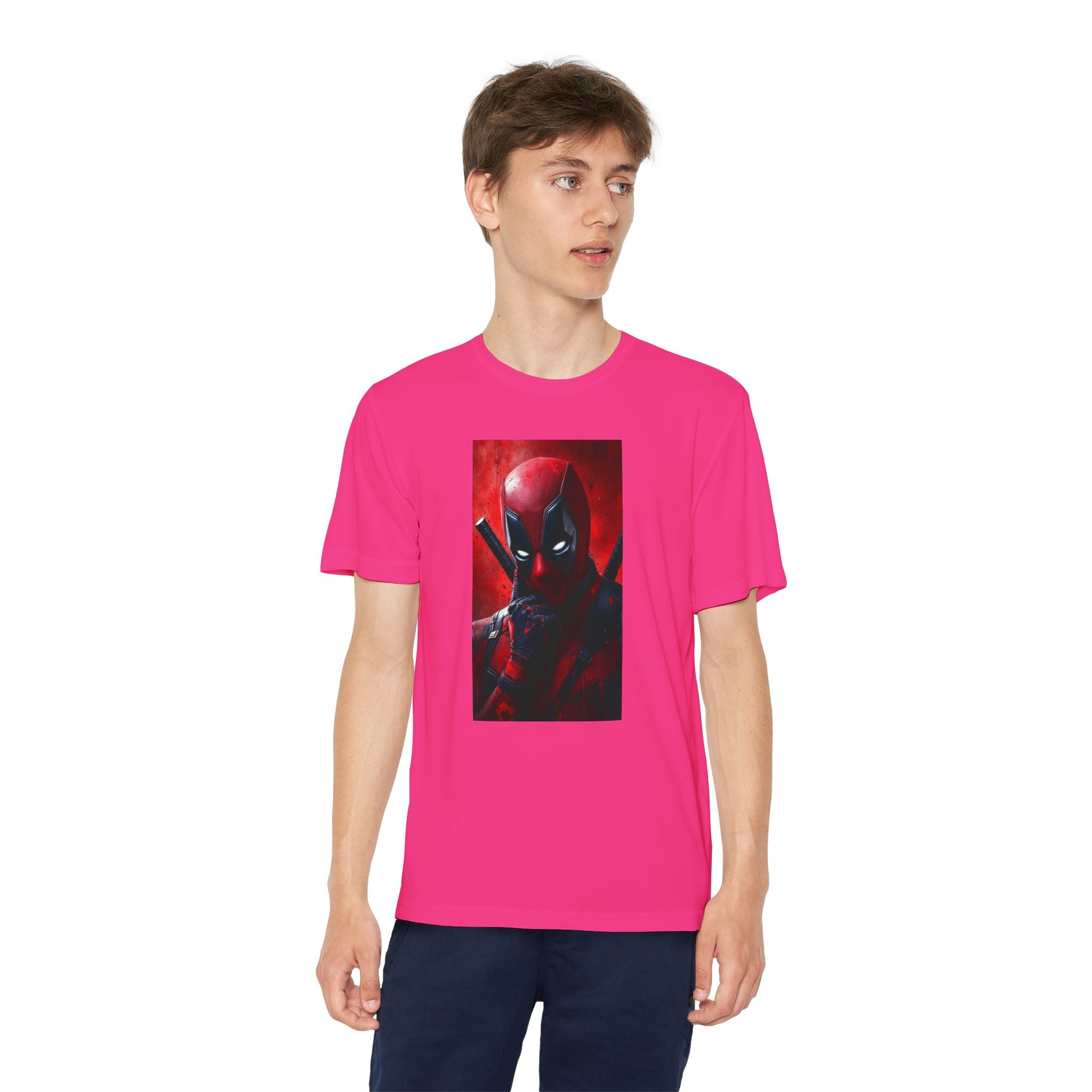 Deadpool Superhero Marvel Patriotic, Kids Graphic T-Shirt, Boys Hero Top, Girls Comic Book Clothing, Birthday