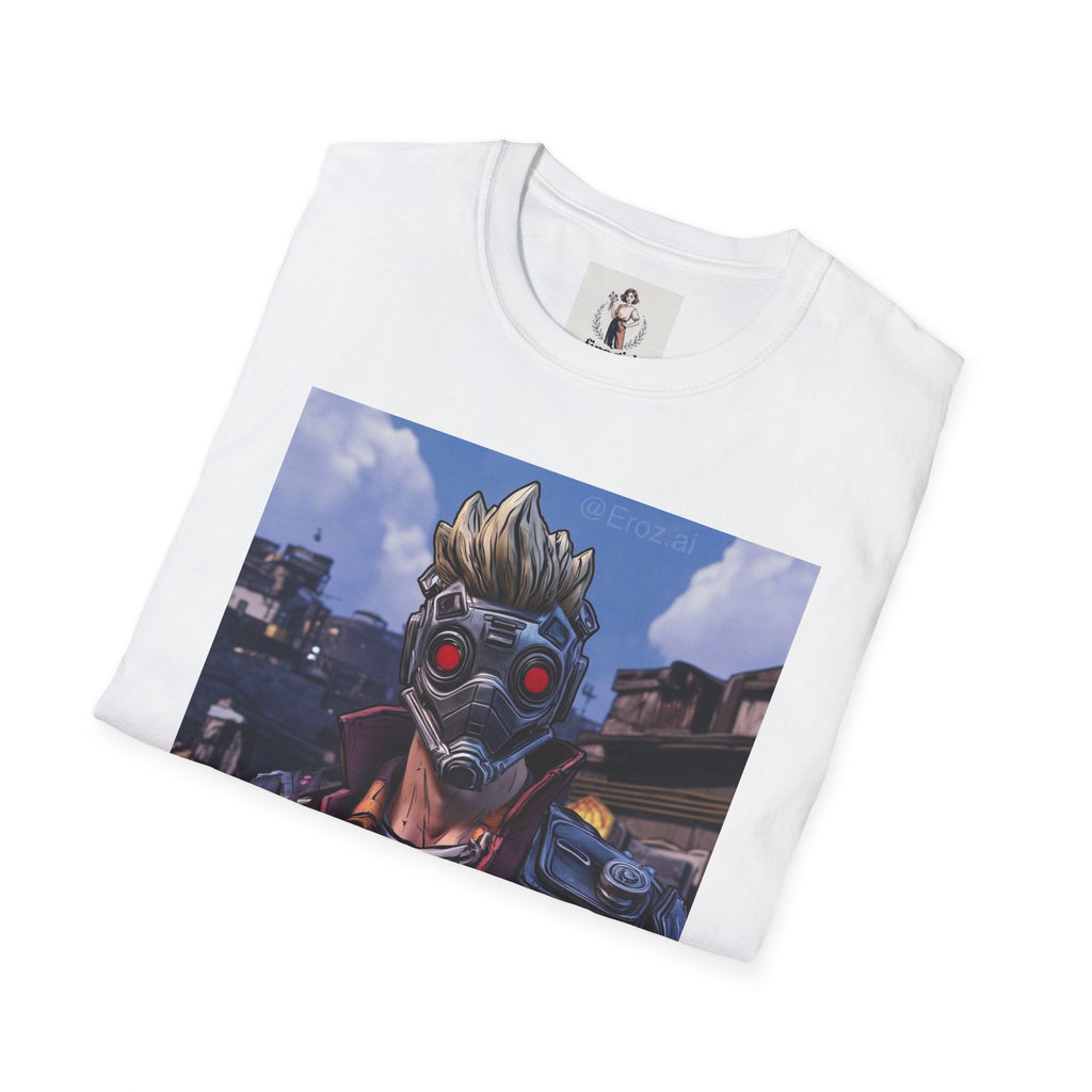Star-Lord Superhero Marvel Unisex Softstyle T-Shirt, Comic Book Tee, Geeky Clothing, Cosplay Costume Top