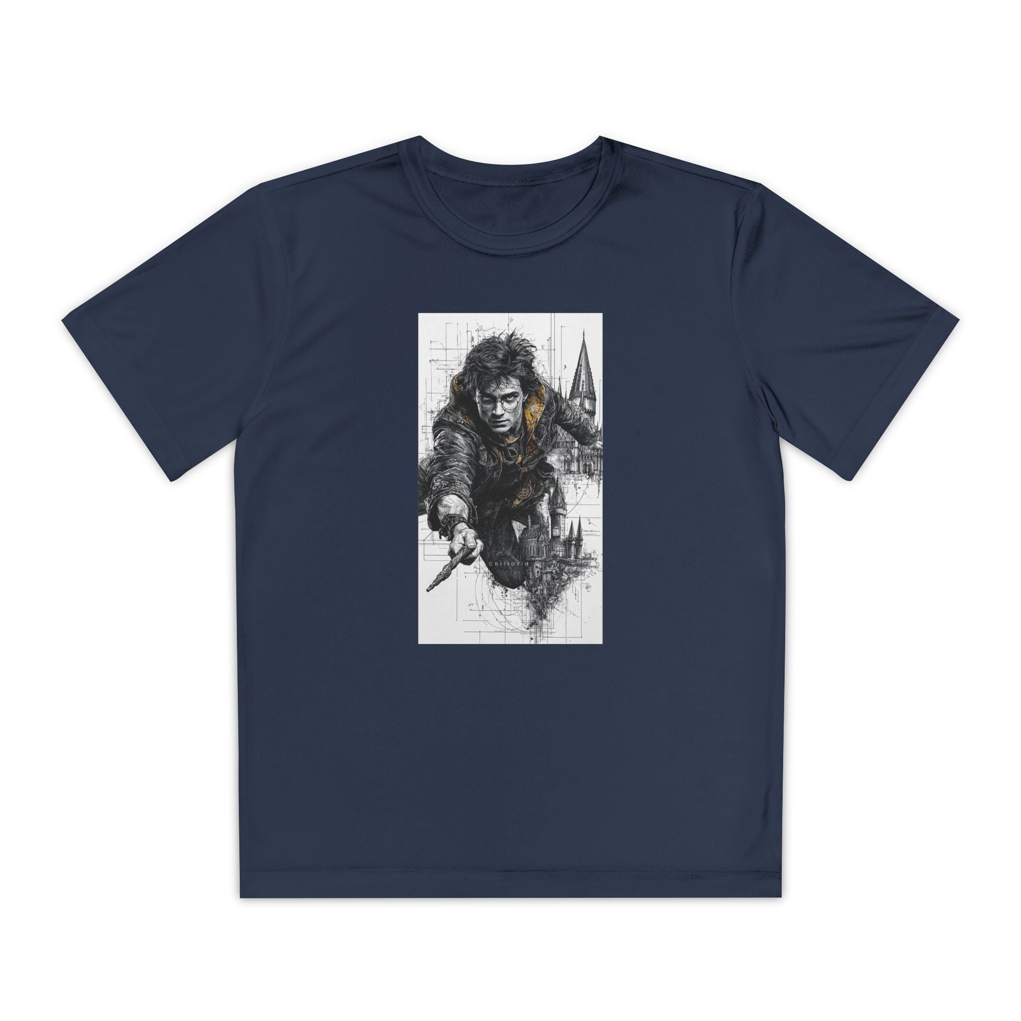 Youth Competitor Tee - Harry Potter, Wizard School Shirt, Magical Kids Top, Hogwarts Fan Gift, Sorcerer's Stone T-Shirt