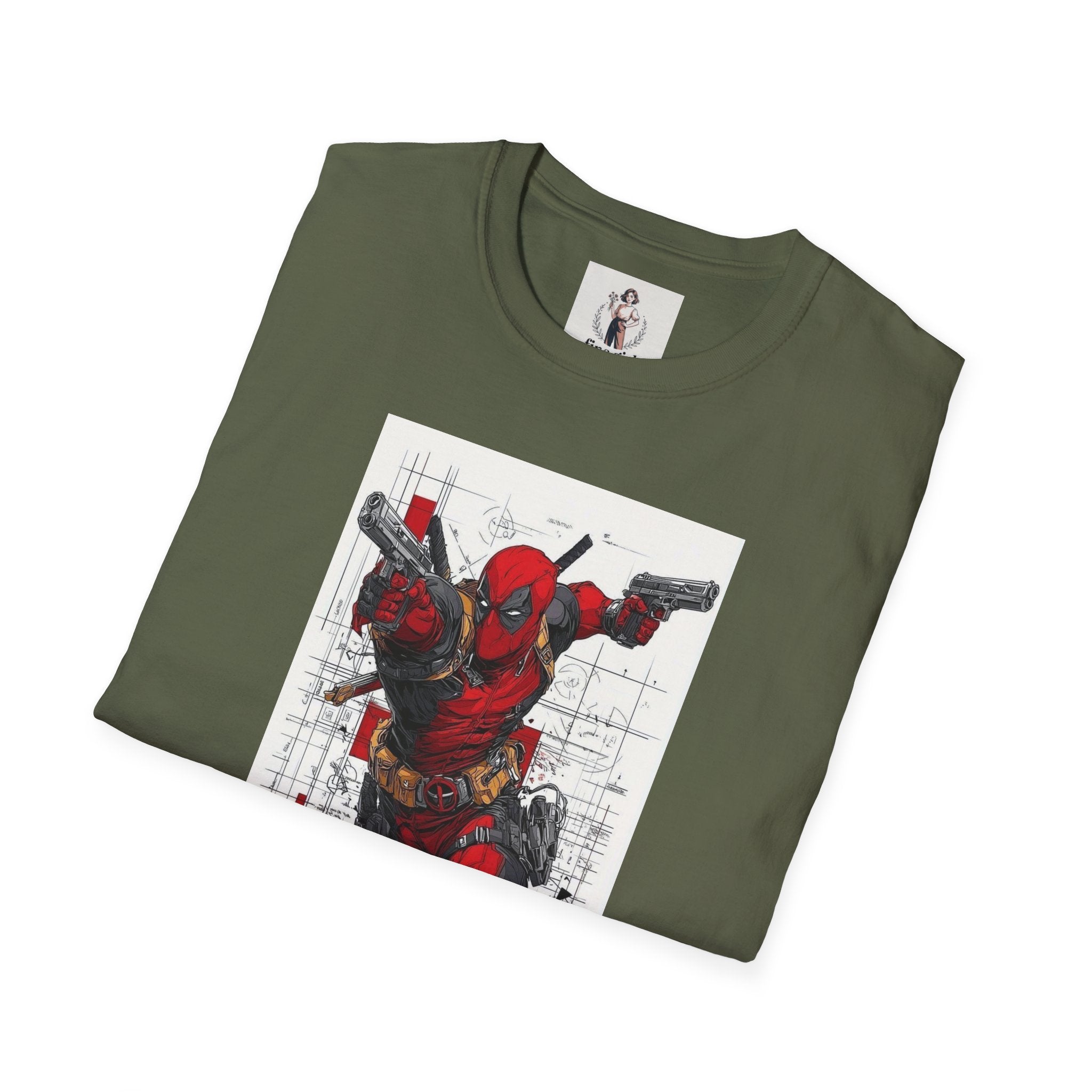 Deadpool Hero Unisex Softstyle T-Shirt