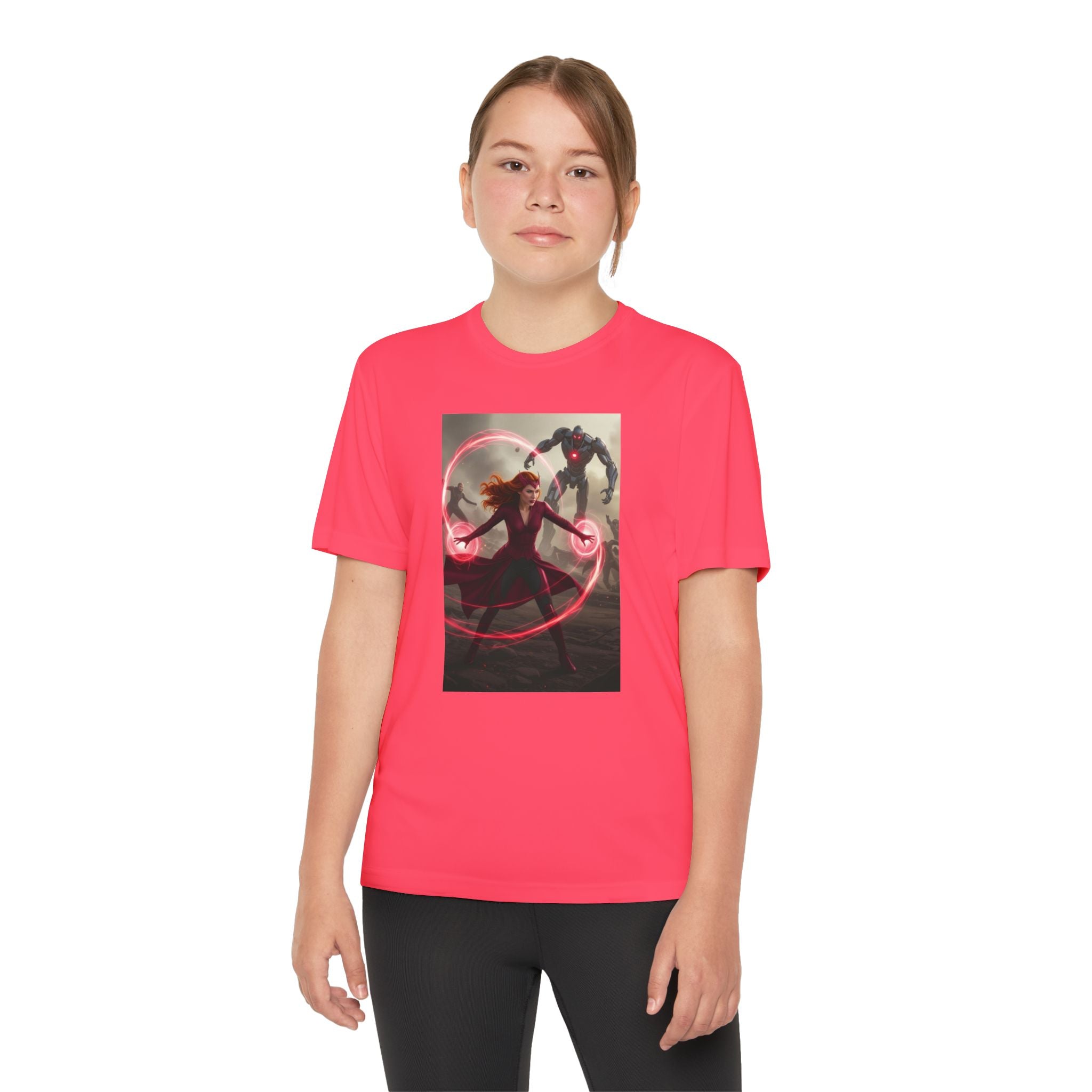 Superhero Youth T-Shirt Sports Graphic Tee, Cool Athletic Shirt for Kids