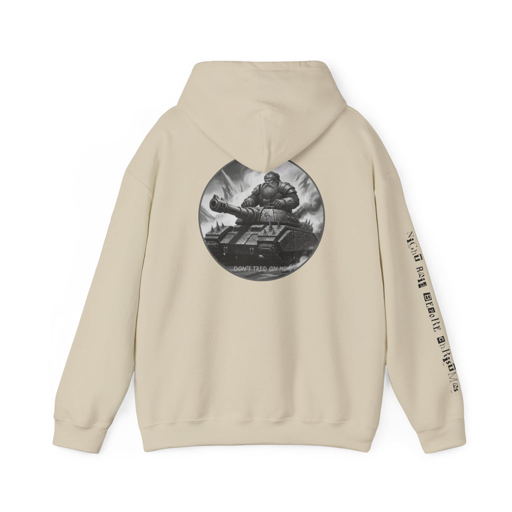 Santa Claus On A Tank Christmas Patriotic Hoodie Rebel Spirit Unisex Hoodie
