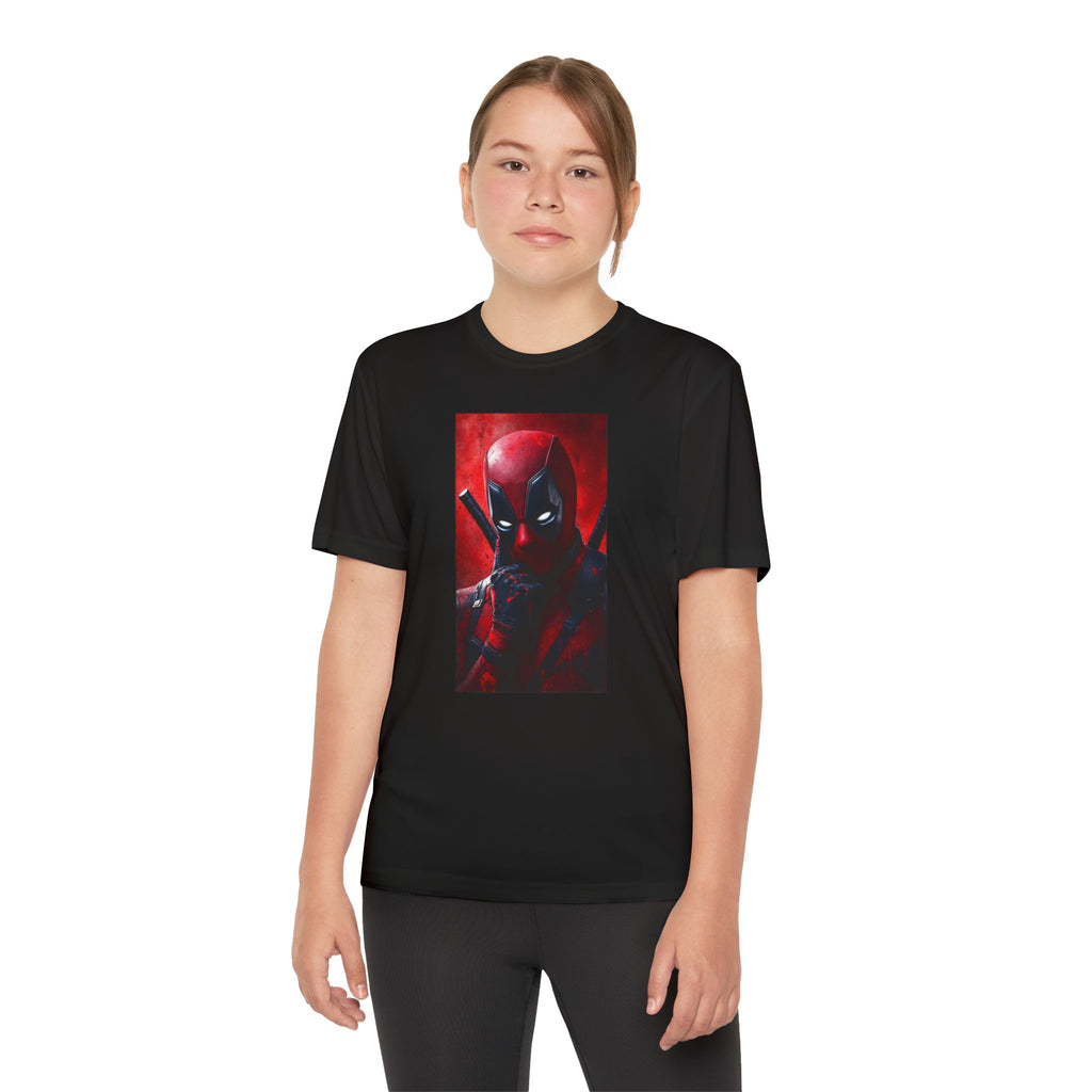 Deadpool Superhero Marvel Patriotic, Kids Graphic T-Shirt, Boys Hero Top, Girls Comic Book Clothing, Birthday