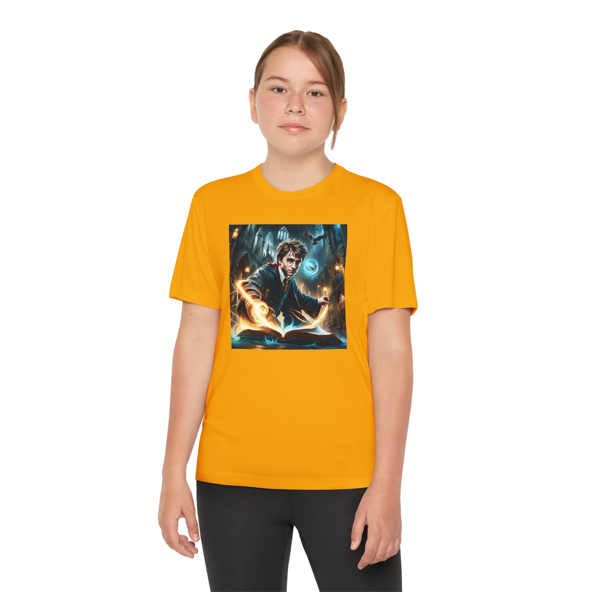 Youth Competitor Tee - Harry Potter, Wizard School Shirt, Magical Kids Top, Hogwarts Fan Gift, Sorcerer's Stone T-Shirt
