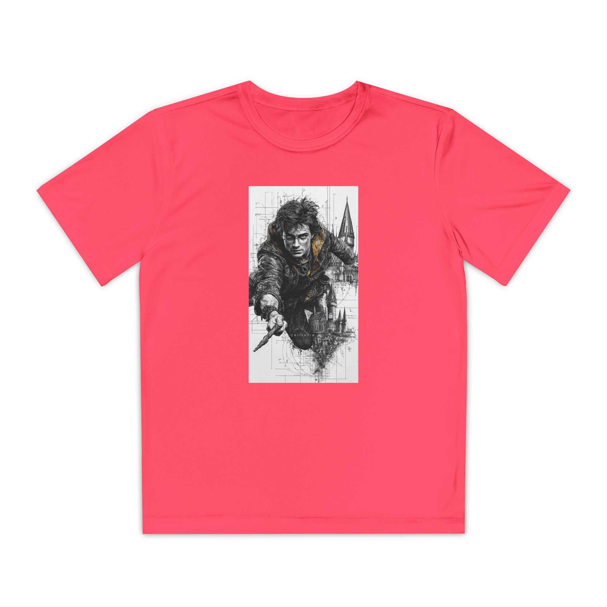 Youth Competitor Tee - Harry Potter, Wizard School Shirt, Magical Kids Top, Hogwarts Fan Gift, Sorcerer's Stone T-Shirt