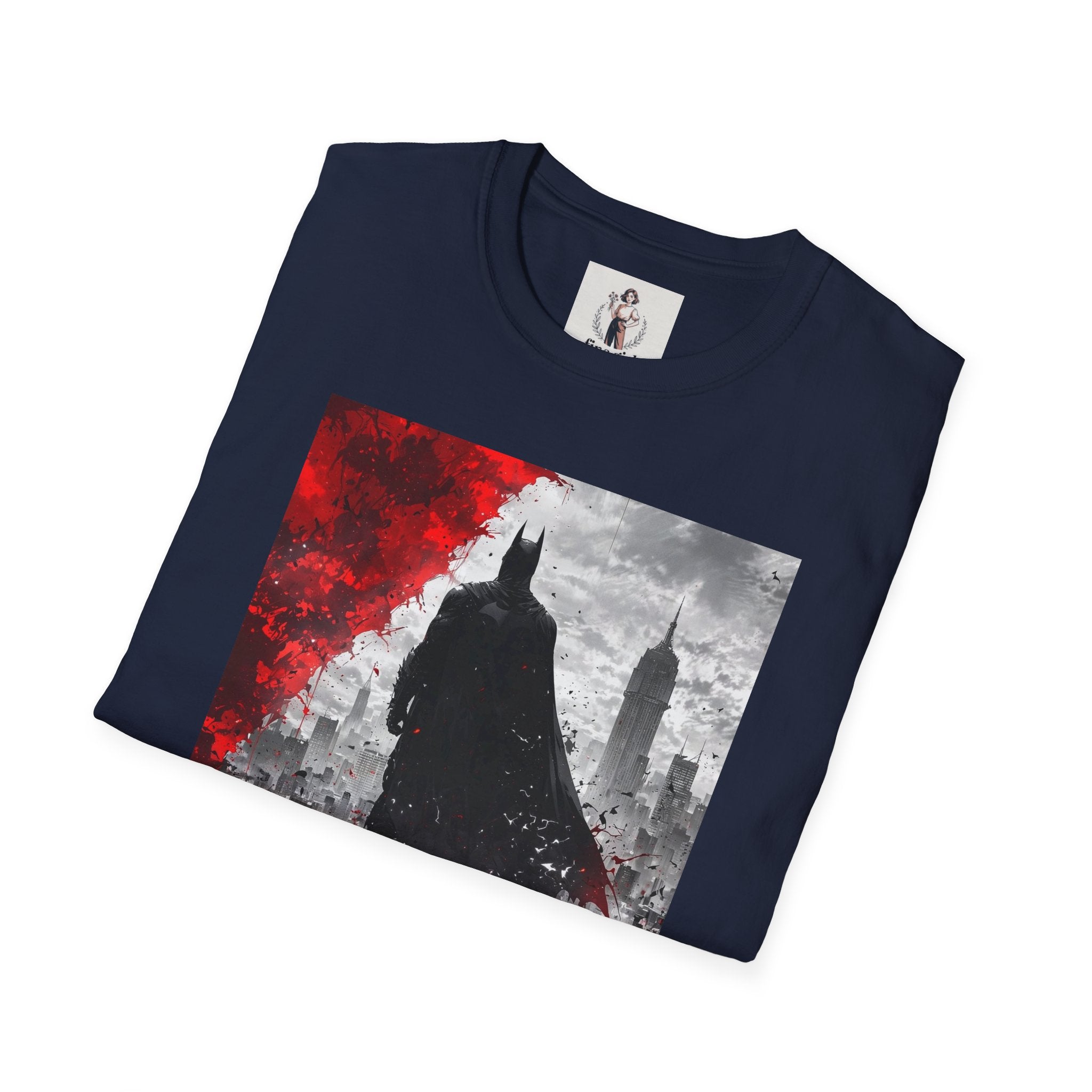 Batman Marvel Unisex Softstyle T-Shirt, Comic Book Tee, Geeky Clothing, Cosplay Costume Top