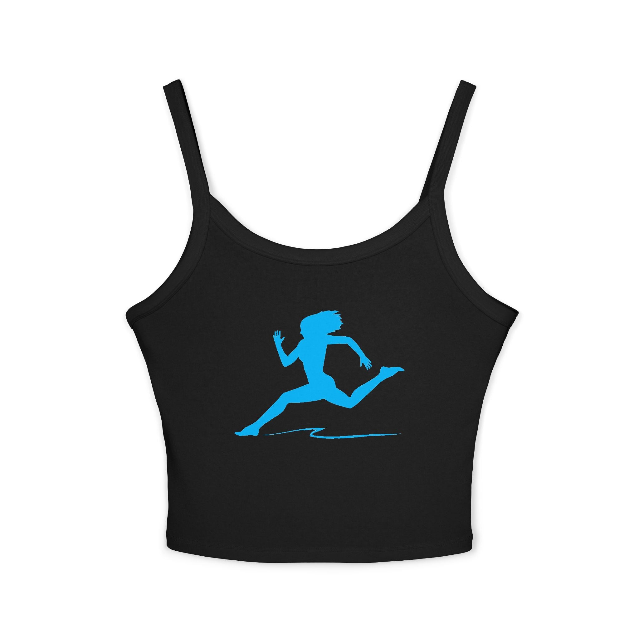 Running Woman Tank Top, Athletic Workout Top, Fitness Sleeveless Shirt, Jogging Muscle Tee, Exercise Gym Cami