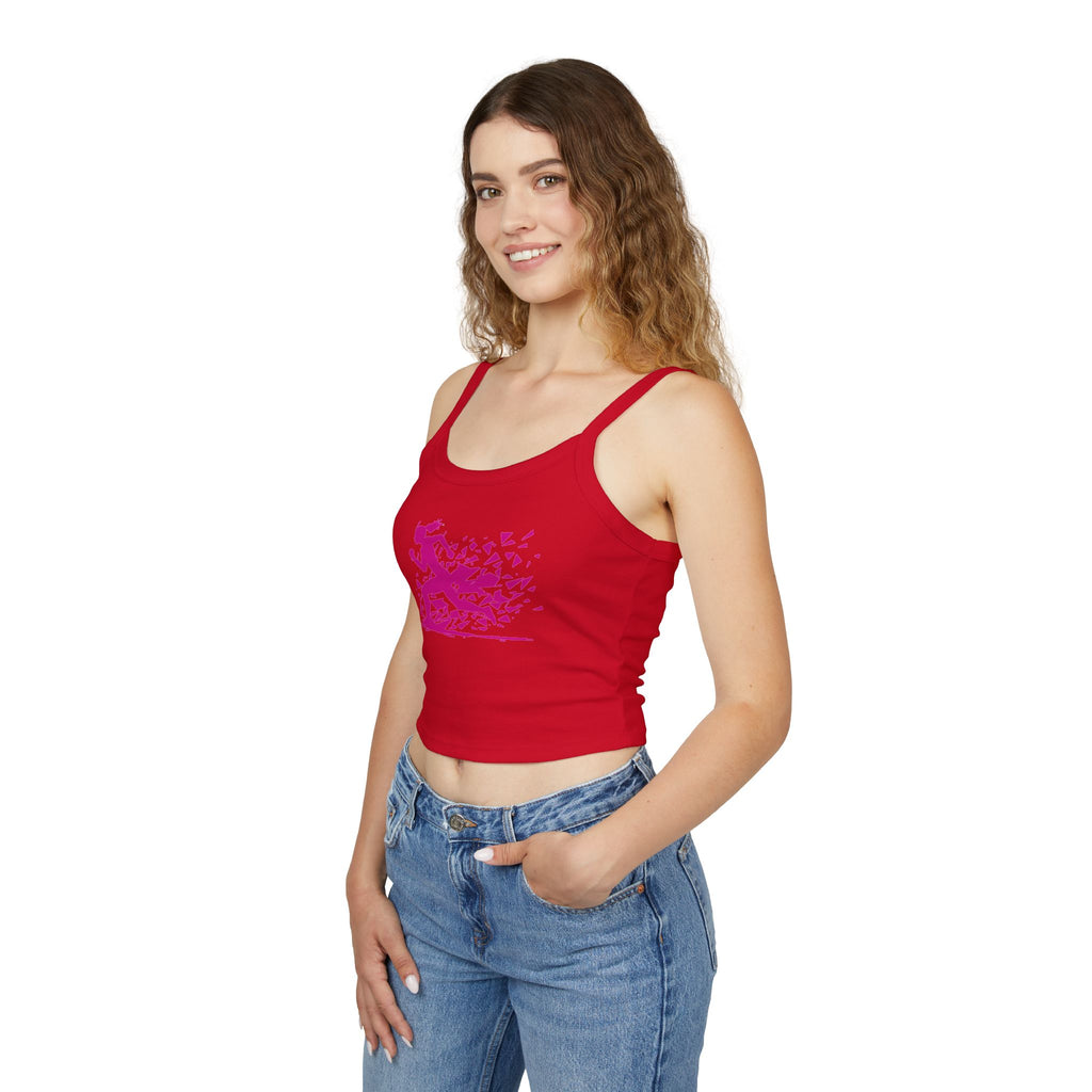 Running Woman Tank Top, Athletic Workout Top, Fitness Sleeveless Shirt, Jogging Muscle Tee, Exercise Gym Cami