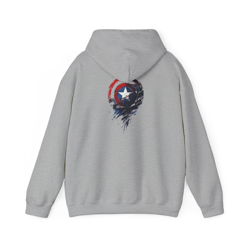 Hooded Sweatshirt - Captain America Design