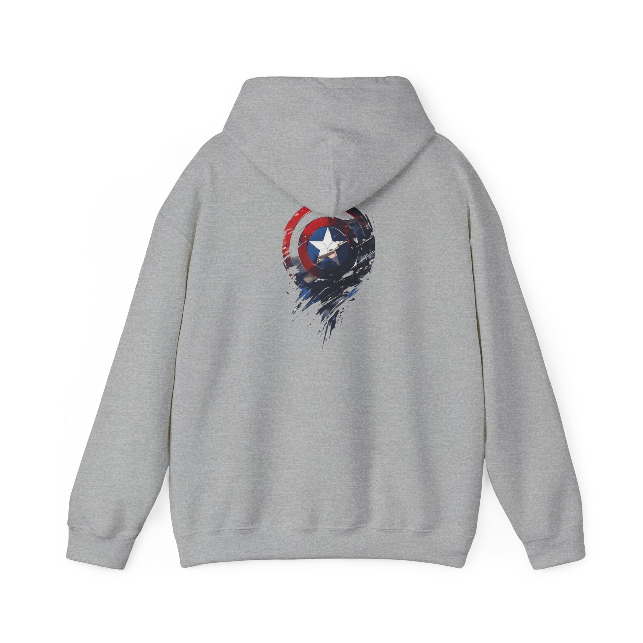 Hooded Sweatshirt - Captain America Design