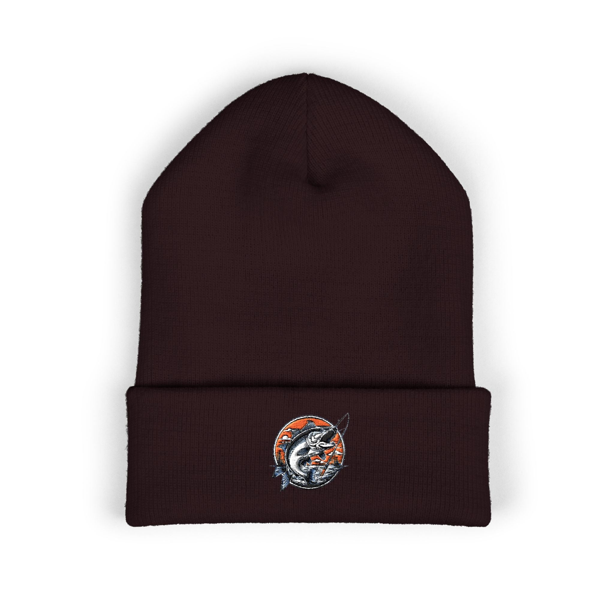 Embroidered Fishing Beanie, Fisherman Gift, Outdoor Apparel, Fishing Gear, Angler Hat, Fishing Lure Beanie