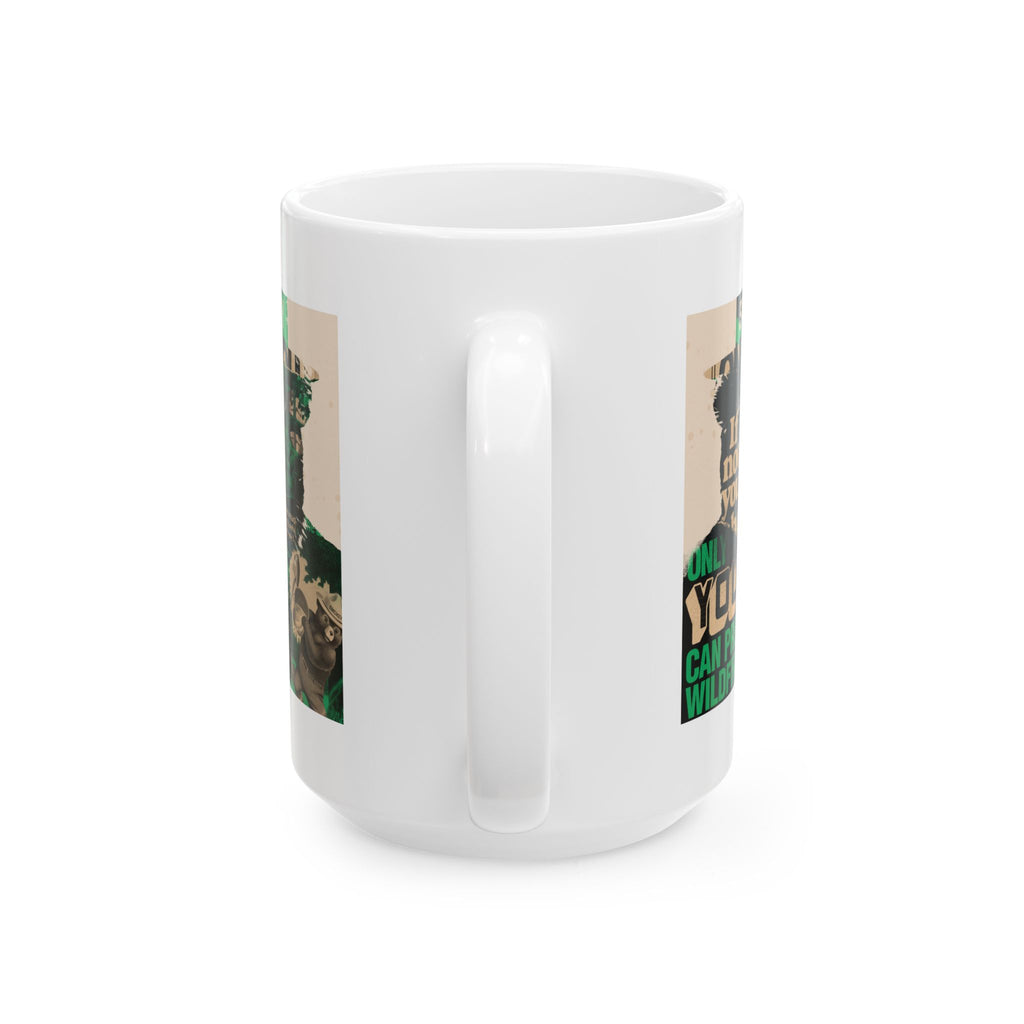 Smokey Bear Firefighter Coffee Mug, Tea Cup, Gift for First Responders, Campfire Enthusiasts, Firefighters Appreciation, Firefighting, Fire
