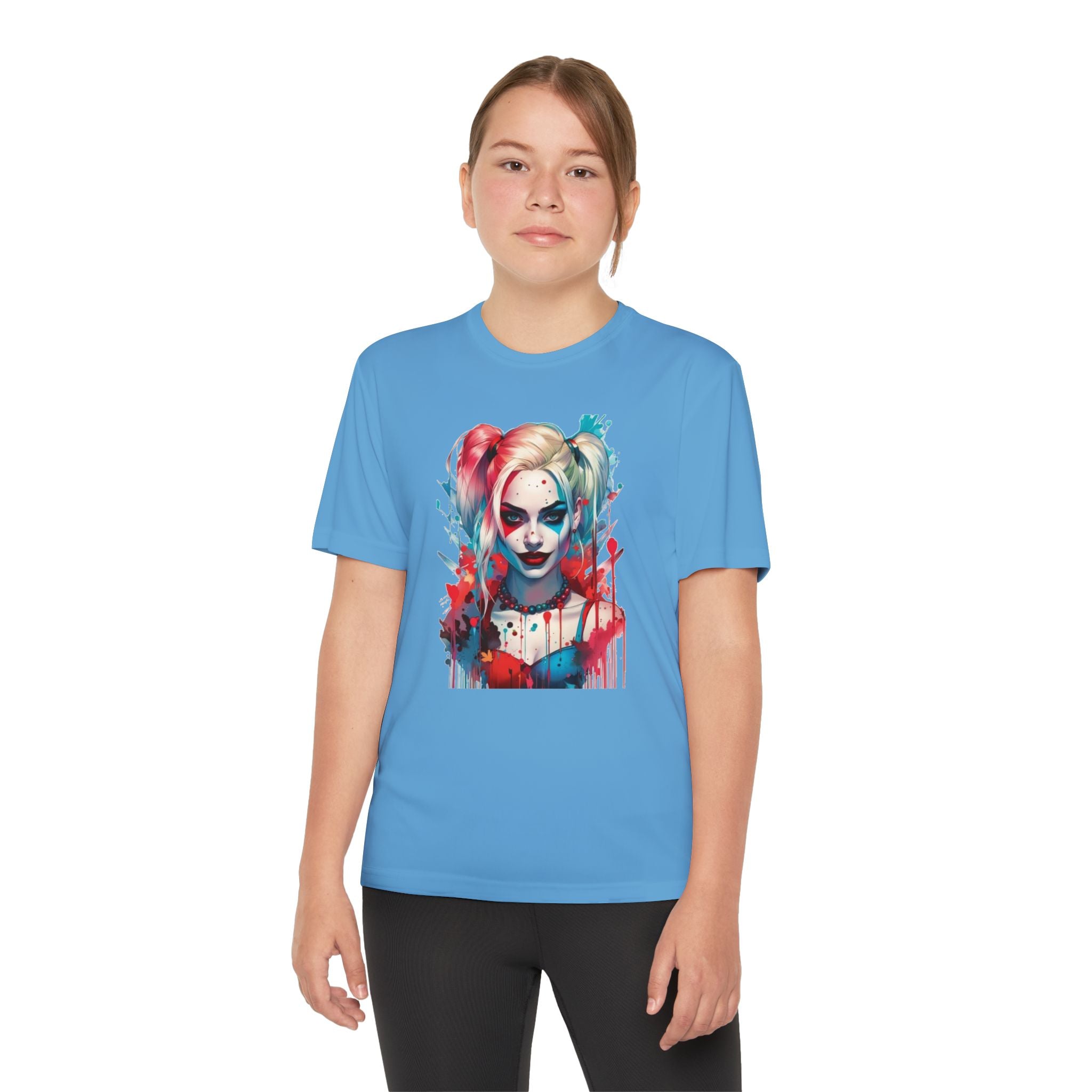 Superhero Youth T-Shirt Sports Graphic Tee, Cool Athletic Shirt for Kids
