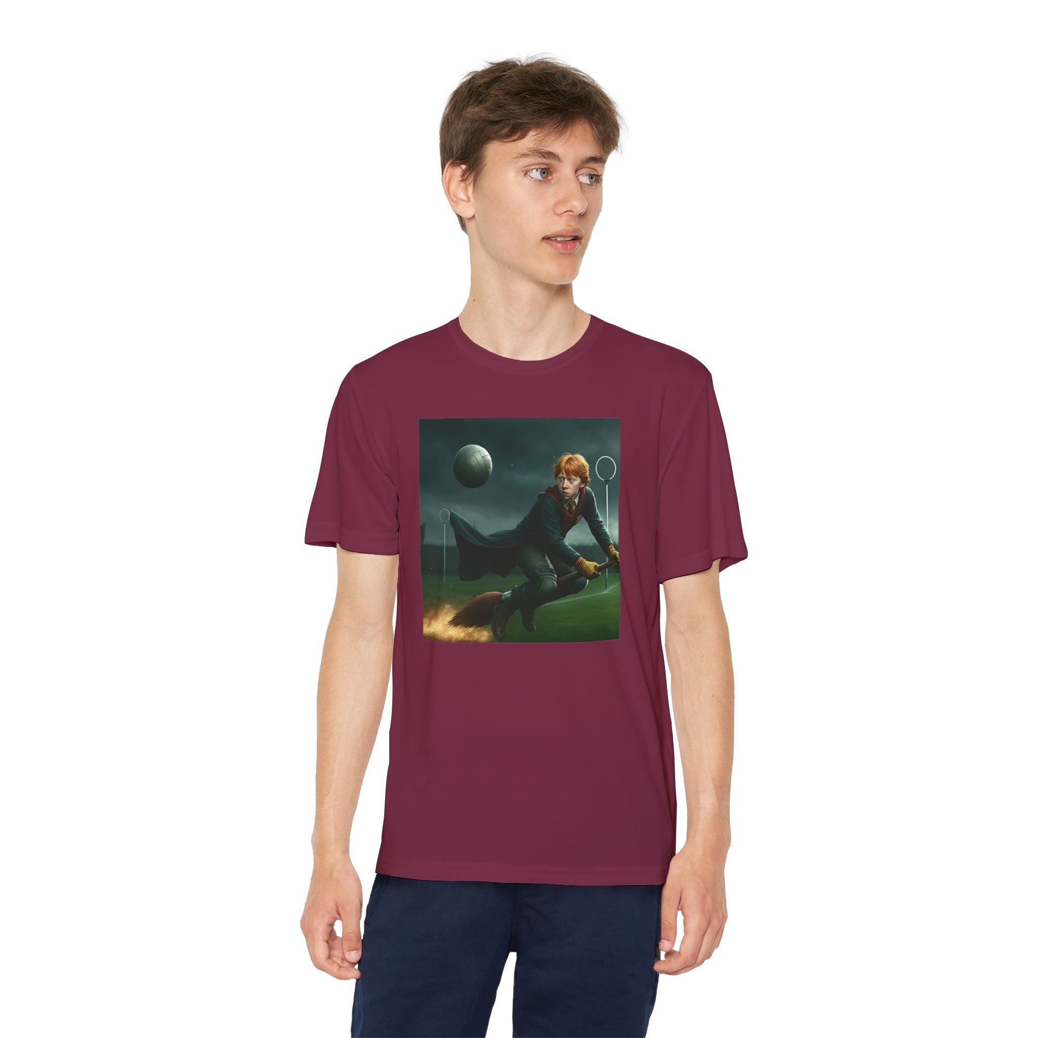 Youth Competitor Tee - Harry Potter, Wizard School Shirt, Magical Kids Top, Hogwarts Fan Gift, Sorcerer's Stone T-Shirt