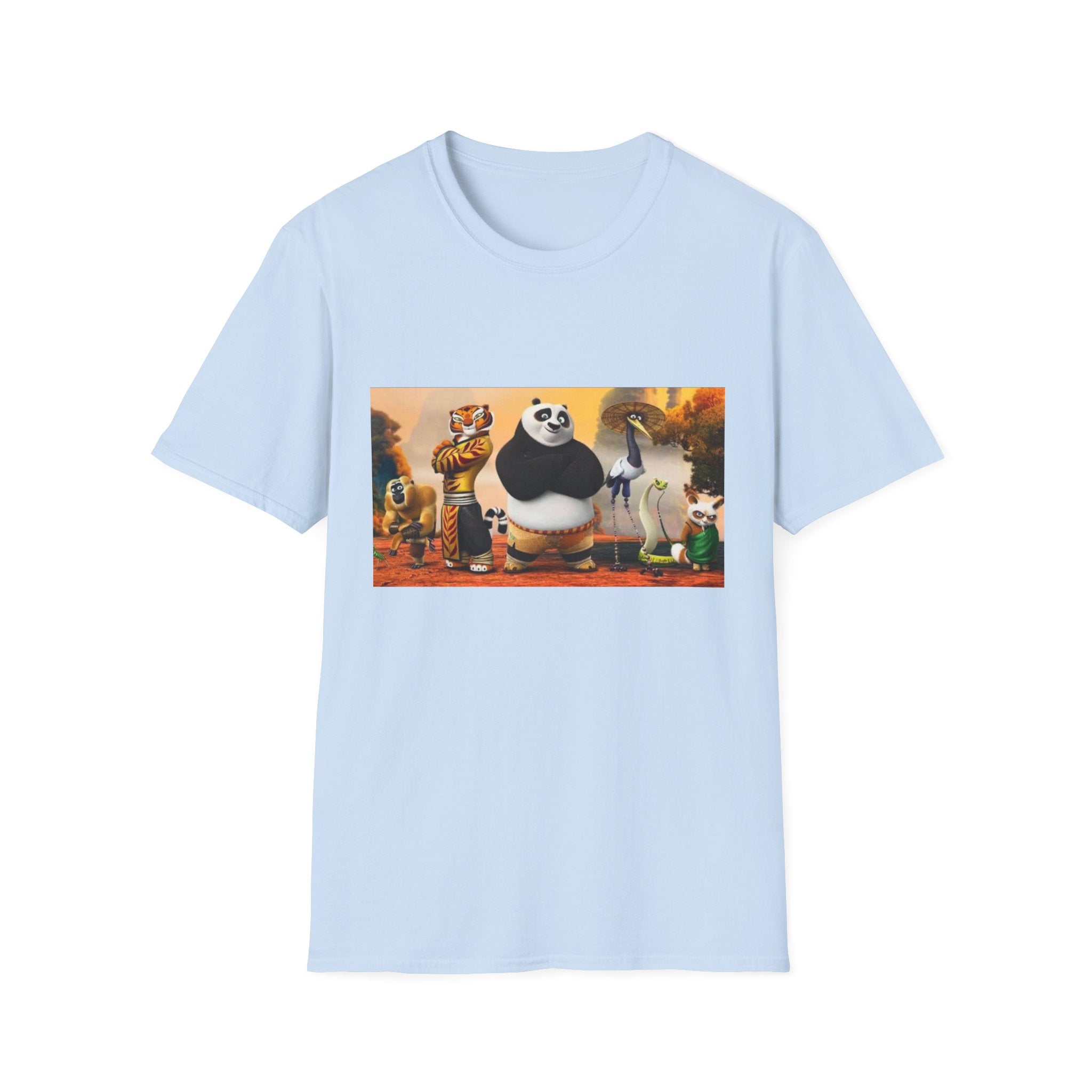 Kung Fu Panda Unisex Softstyle T-Shirt, DreamWorks Animation Youth Competitor Tee, Graphic Tee, Movie Fan Gift, Cult Classic Shirt, Comfy