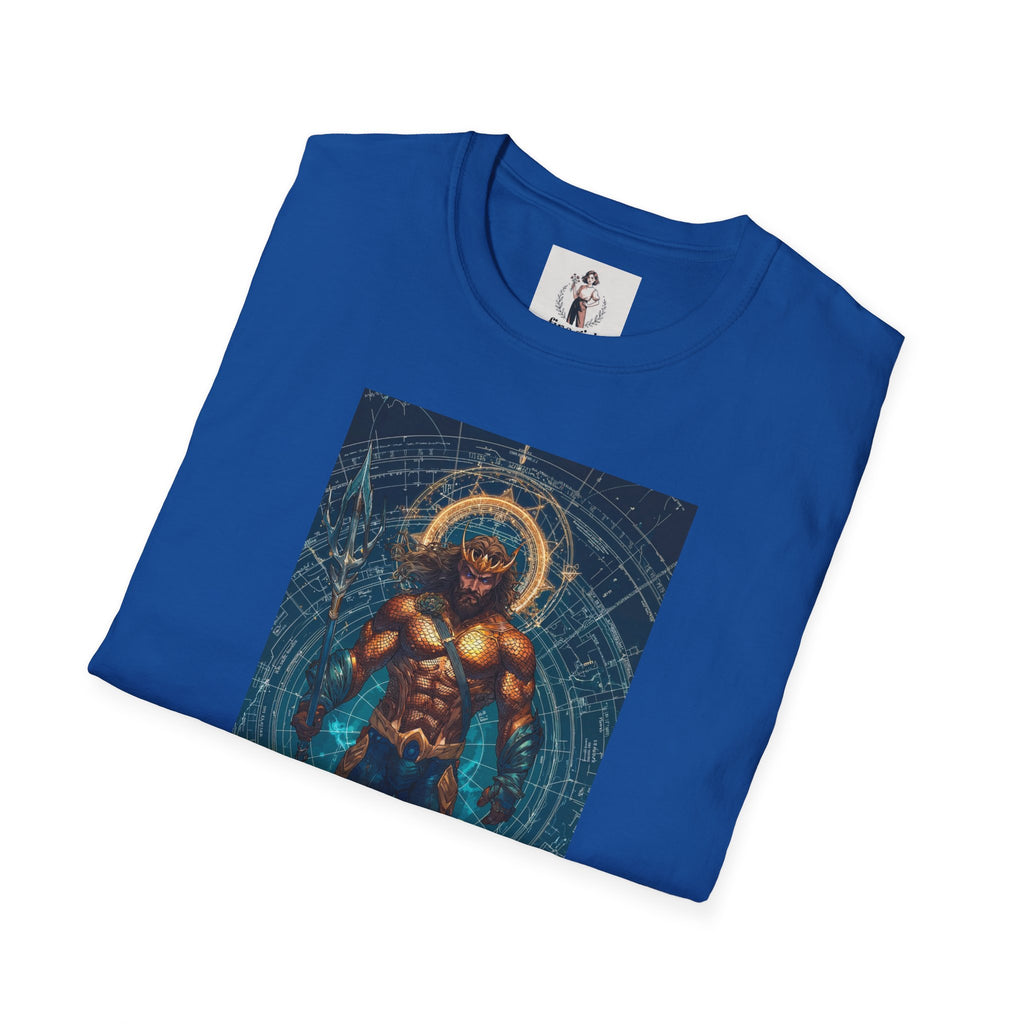 Aquaman Superhero Marvel Unisex Softstyle T-Shirt, Comic Book Tee, Geeky Clothing, Cosplay Costume Top
