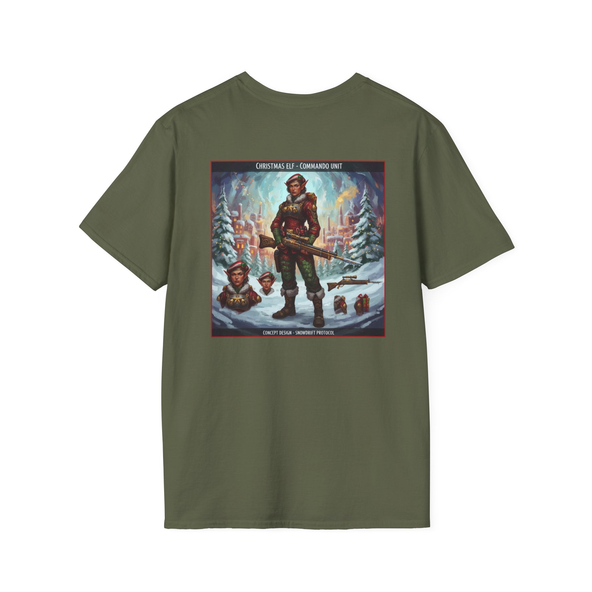 Yule Guard Patriotic Christmas Holiday ~ Unisex Softstyle T-Shirt