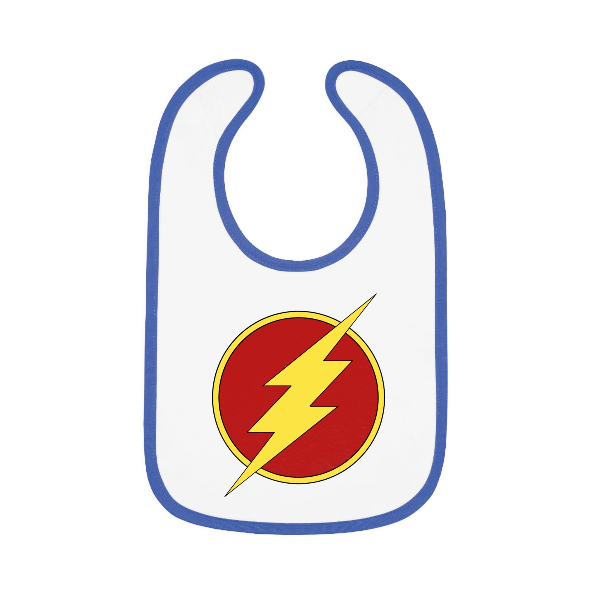 The Flash ~ Cute Baby Bib - Tiny but Mighty, Infant Feeding Bib, Baby Shower Gift, Newborn Accessories, Elephant Design, Everyday Use