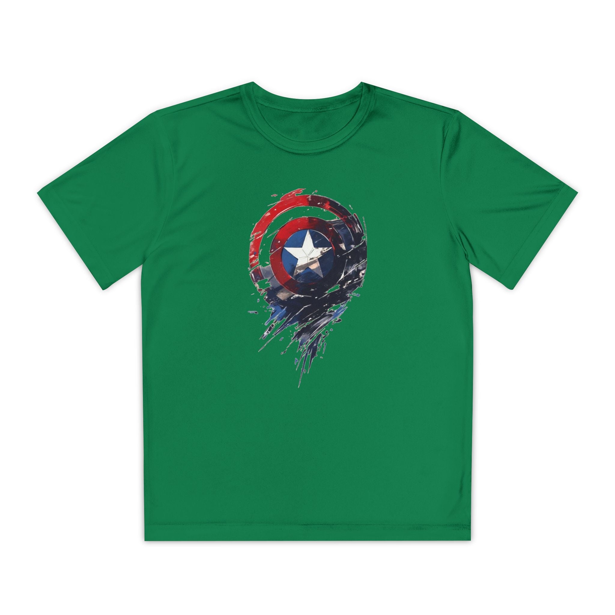 Advengers Youth T-Shirt Sports Graphic Tee, Cool Athletic Shirt for Kids