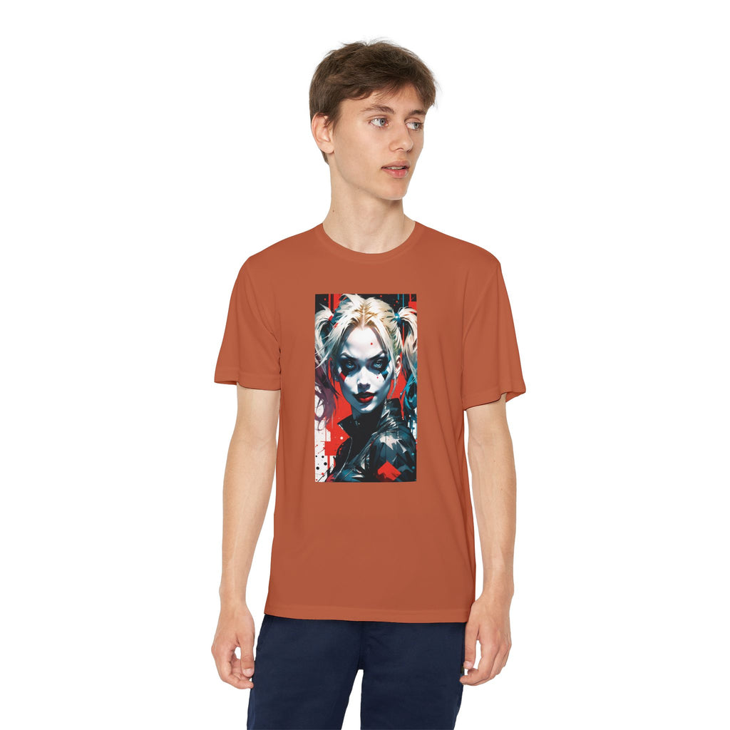 Superhero Youth T-Shirt Sports Graphic Tee, Cool Athletic Shirt for Kids