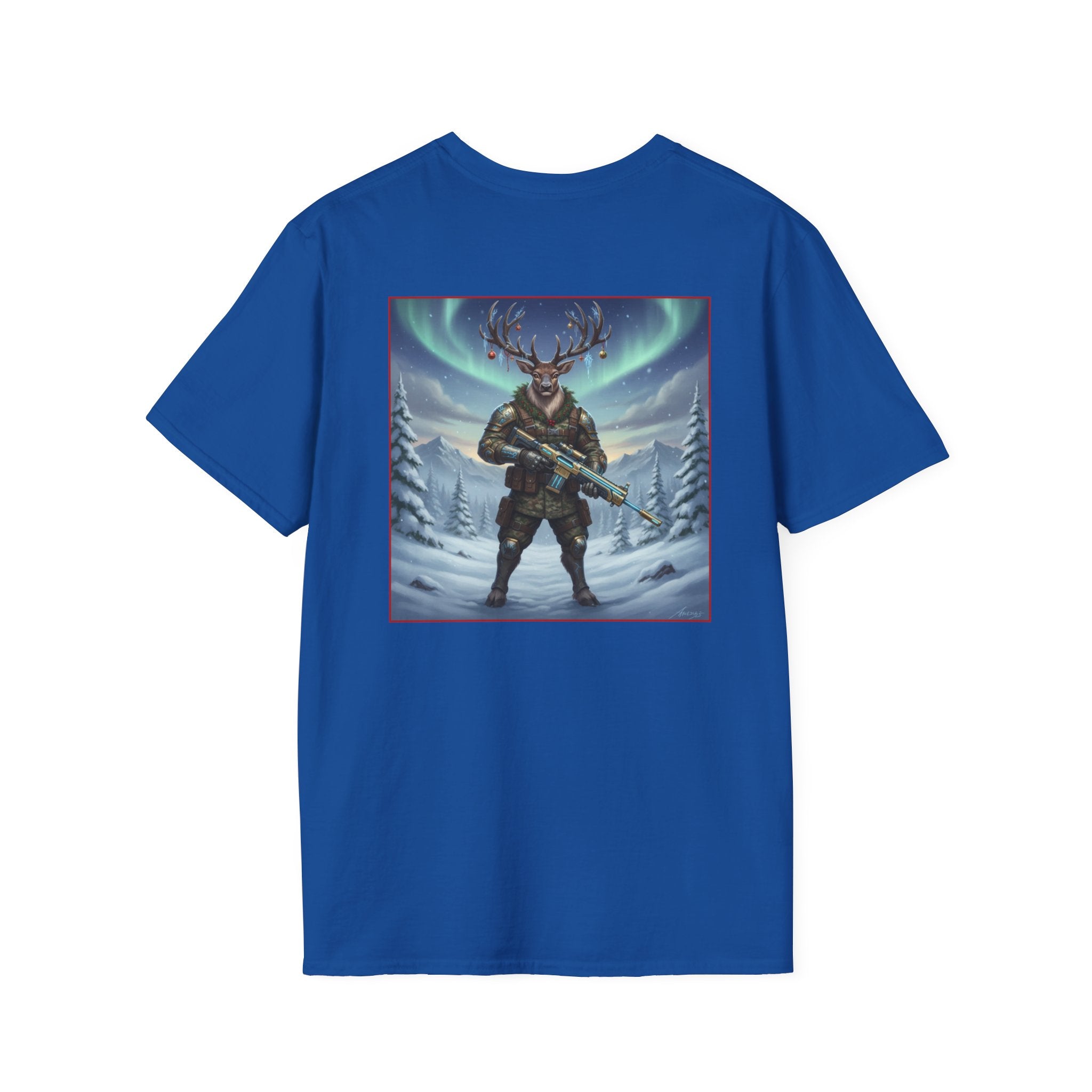 Yule Guard Patriotic Christmas Holiday ~ Unisex Softstyle T-Shirt