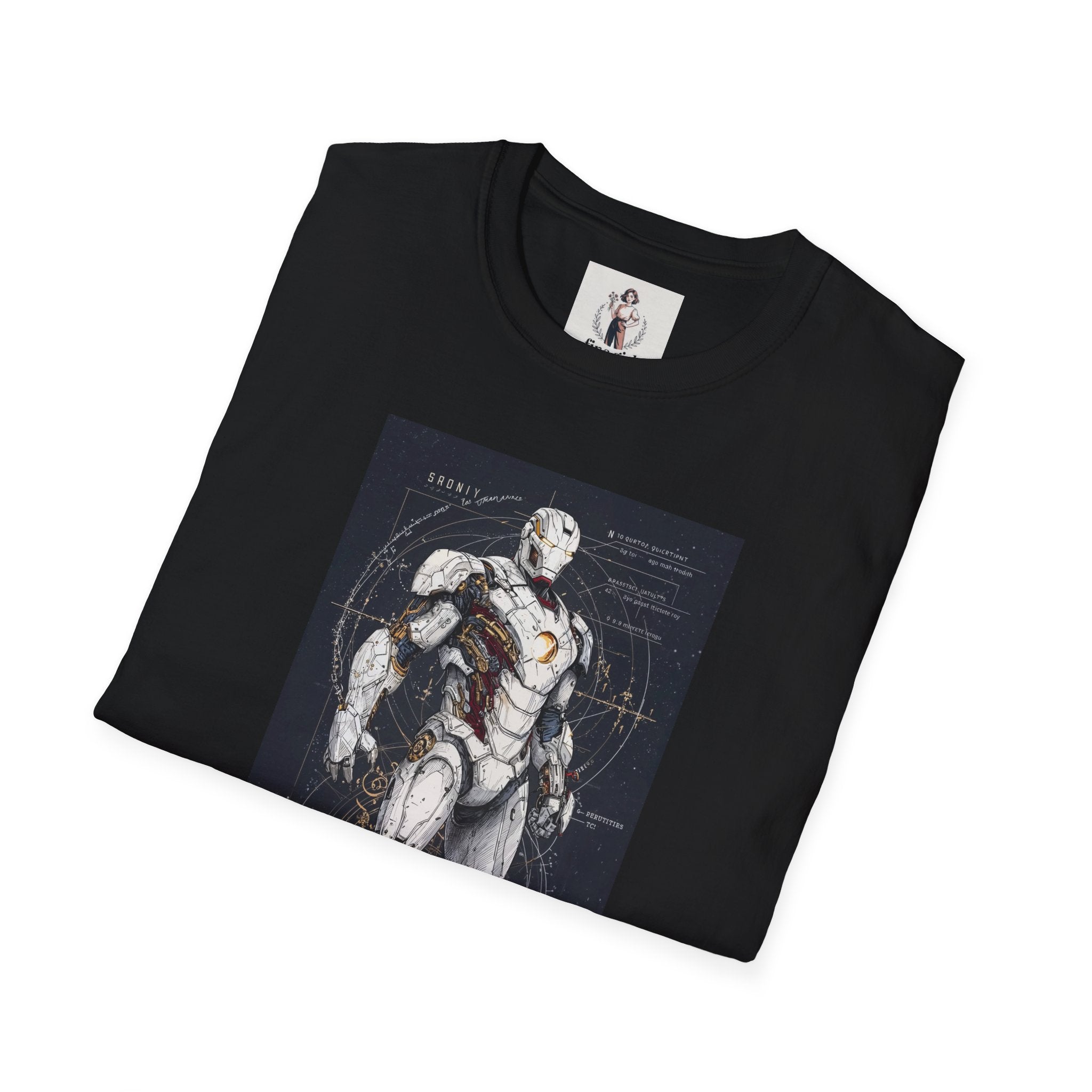 Ironman Superhero Marvel Unisex Softstyle T-Shirt, Comic Book Tee, Geeky Clothing, Cosplay Costume Top