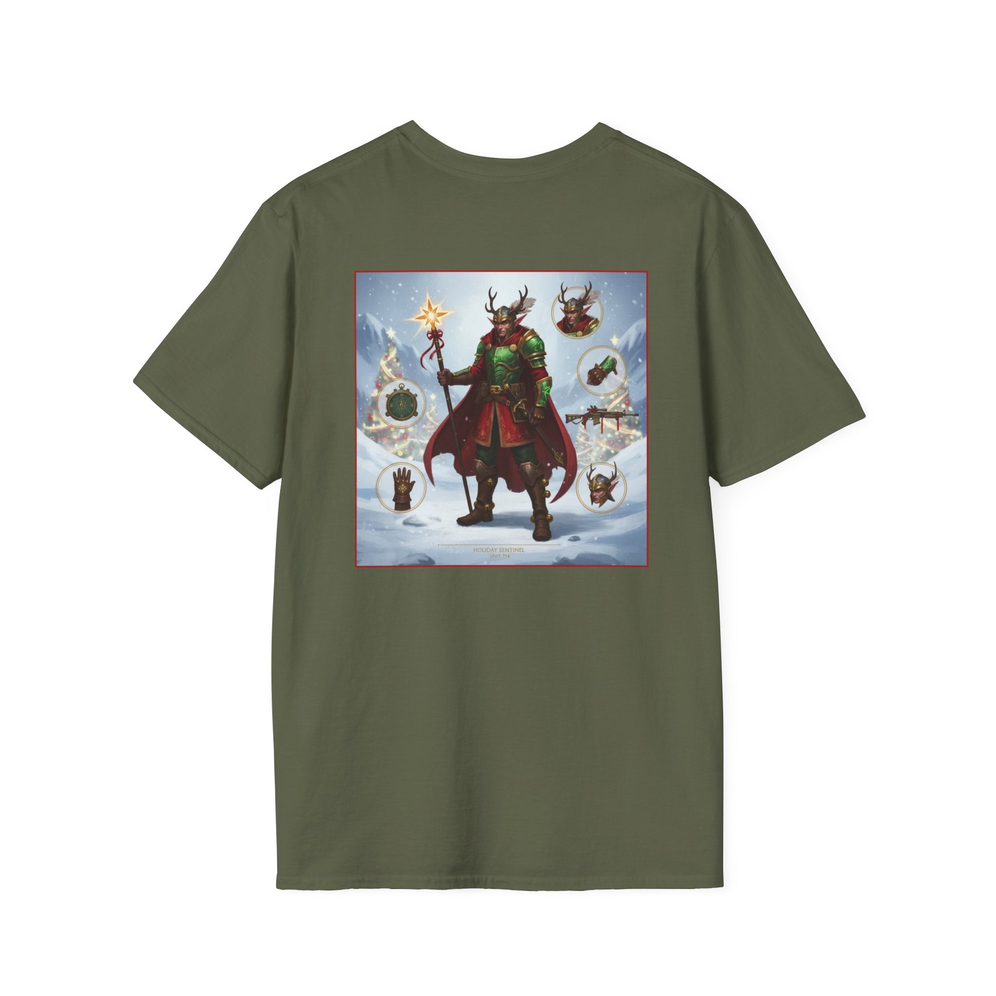 Yule Guard Patriotic Christmas Holiday ~ Unisex Softstyle T-Shirt