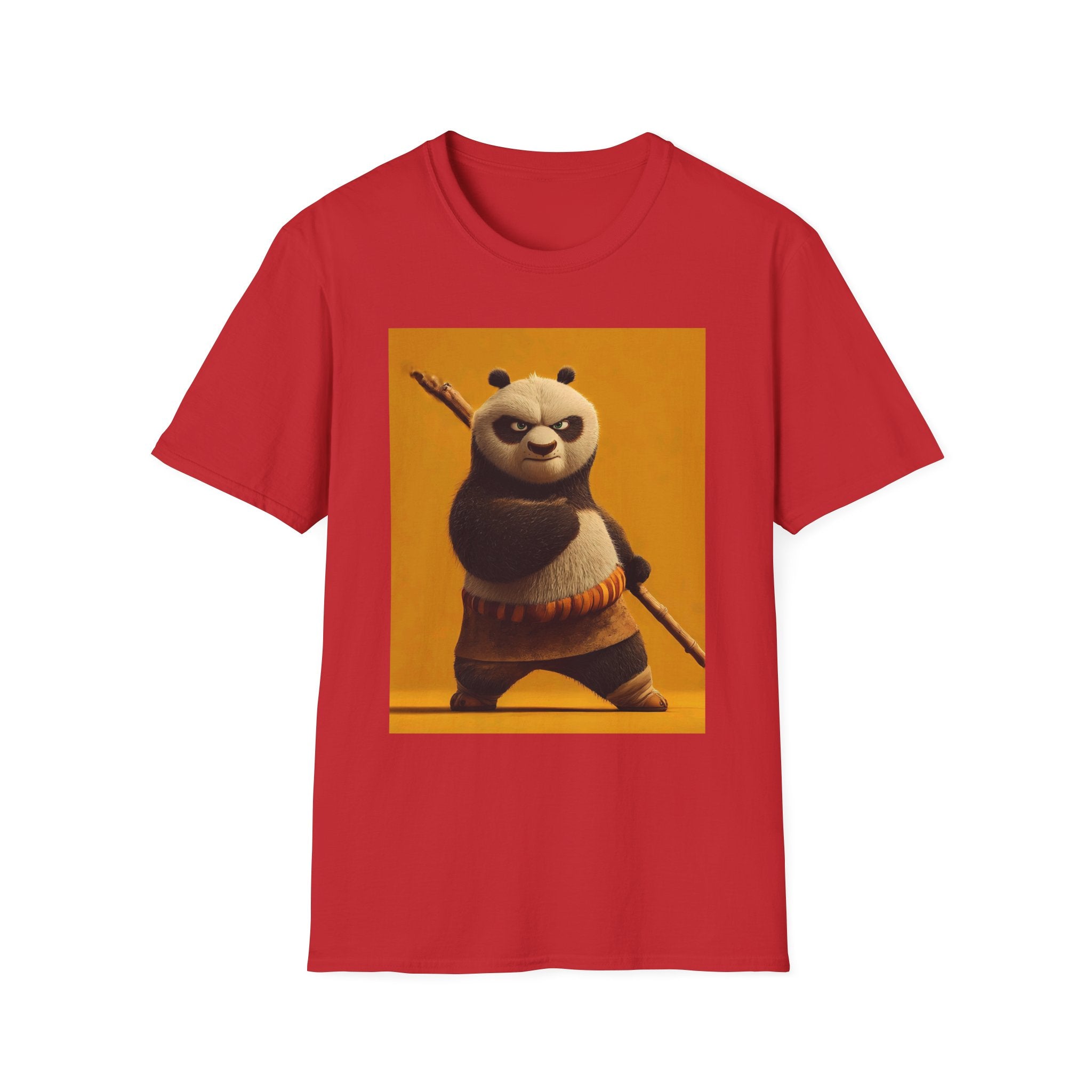 Kung Fu Panda Unisex Softstyle T-Shirt, DreamWorks Animation Youth Competitor Tee, Graphic Tee, Movie Fan Gift, Cult Classic Shirt, Comfy