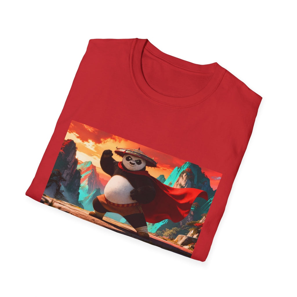 Kung Fu Panda Unisex Softstyle T-Shirt, DreamWorks Animation Youth Competitor Tee, Graphic Tee, Movie Fan Gift, Cult Classic Shirt, Comfy