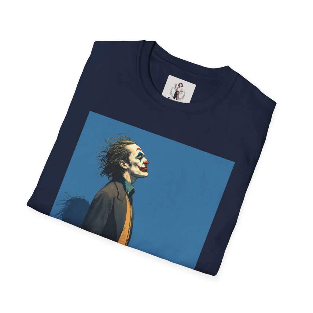 The Joker Superhero Marvel Unisex Softstyle T-Shirt, Comic Book Tee, Geeky Clothing, Cosplay Costume Top