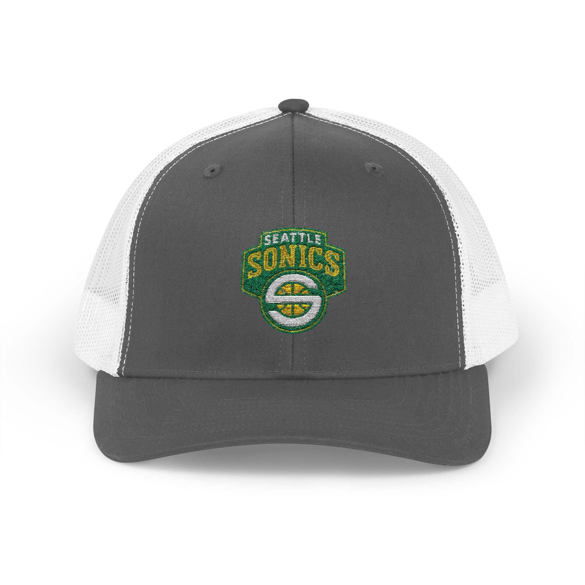 The Seattle SuperSonics Snapback Trucker Cap, American Flag Hat, Outdoor Cap, Casual Wear, Gift for Dad, 4th of July Apparel