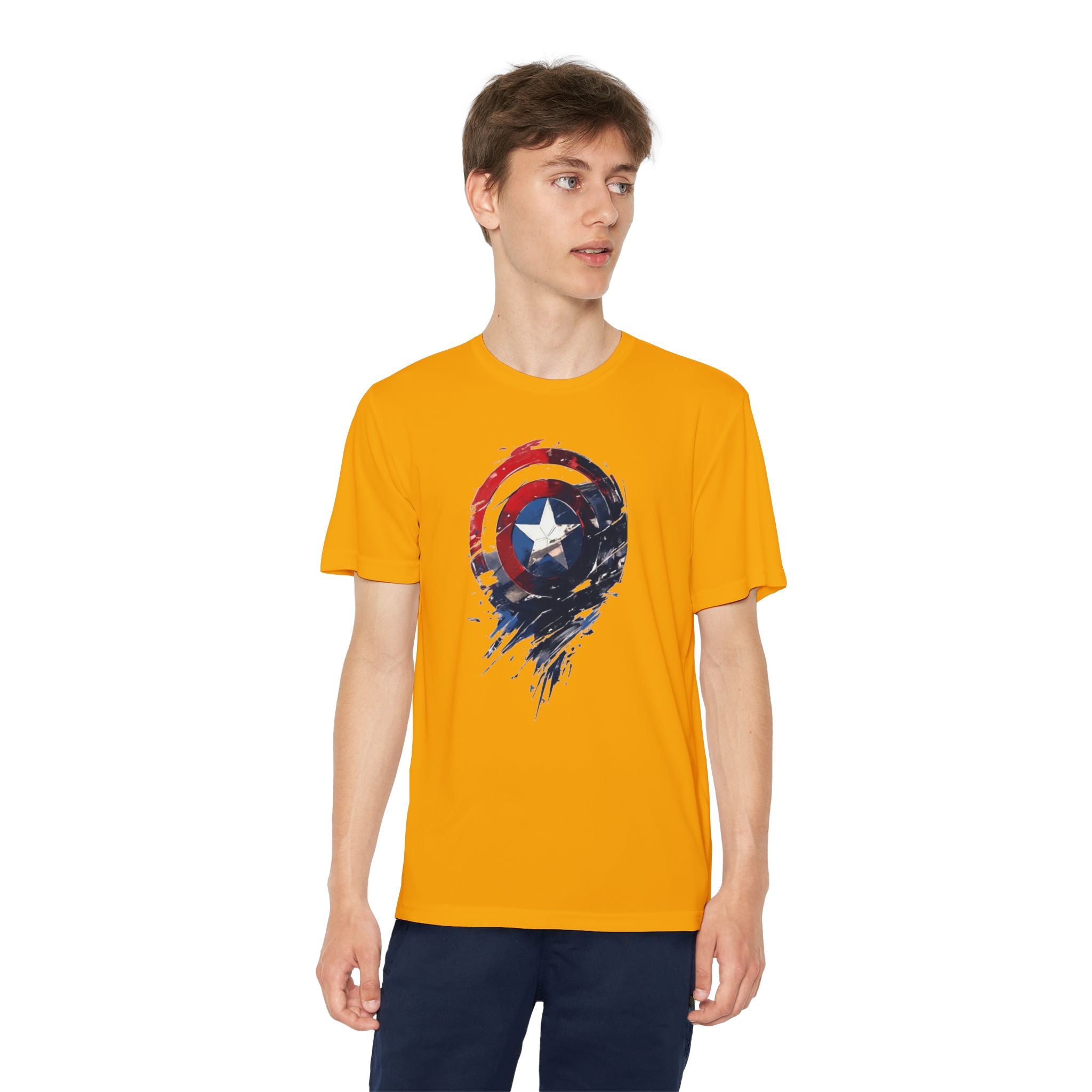 Advengers Youth T-Shirt Sports Graphic Tee, Cool Athletic Shirt for Kids