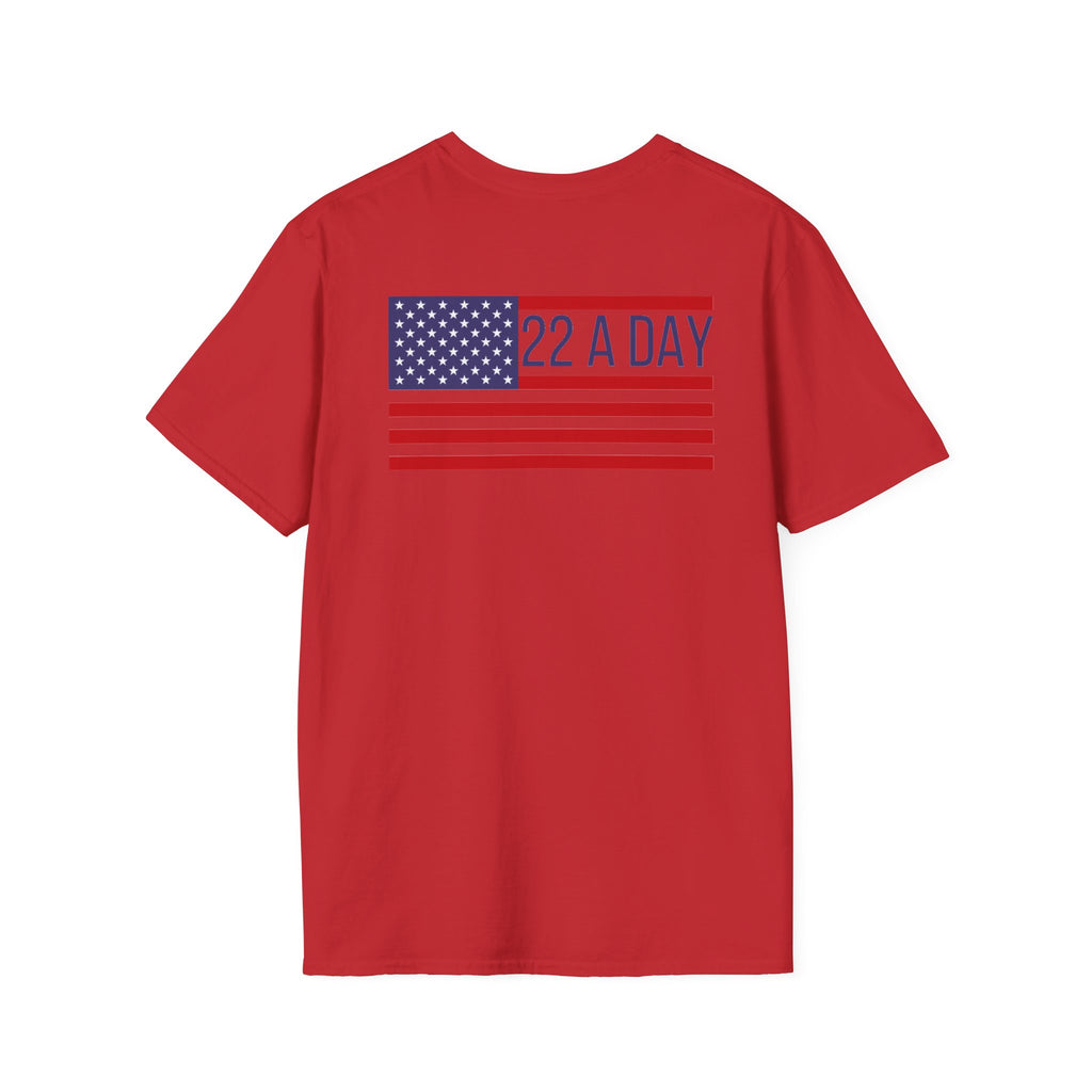 22 A Day Patriotic Tshirt, American Flag Tee, 4th of July Shirt, USA Independence Day Top, Patriotic Graphic Tee, Unisex Patriotic