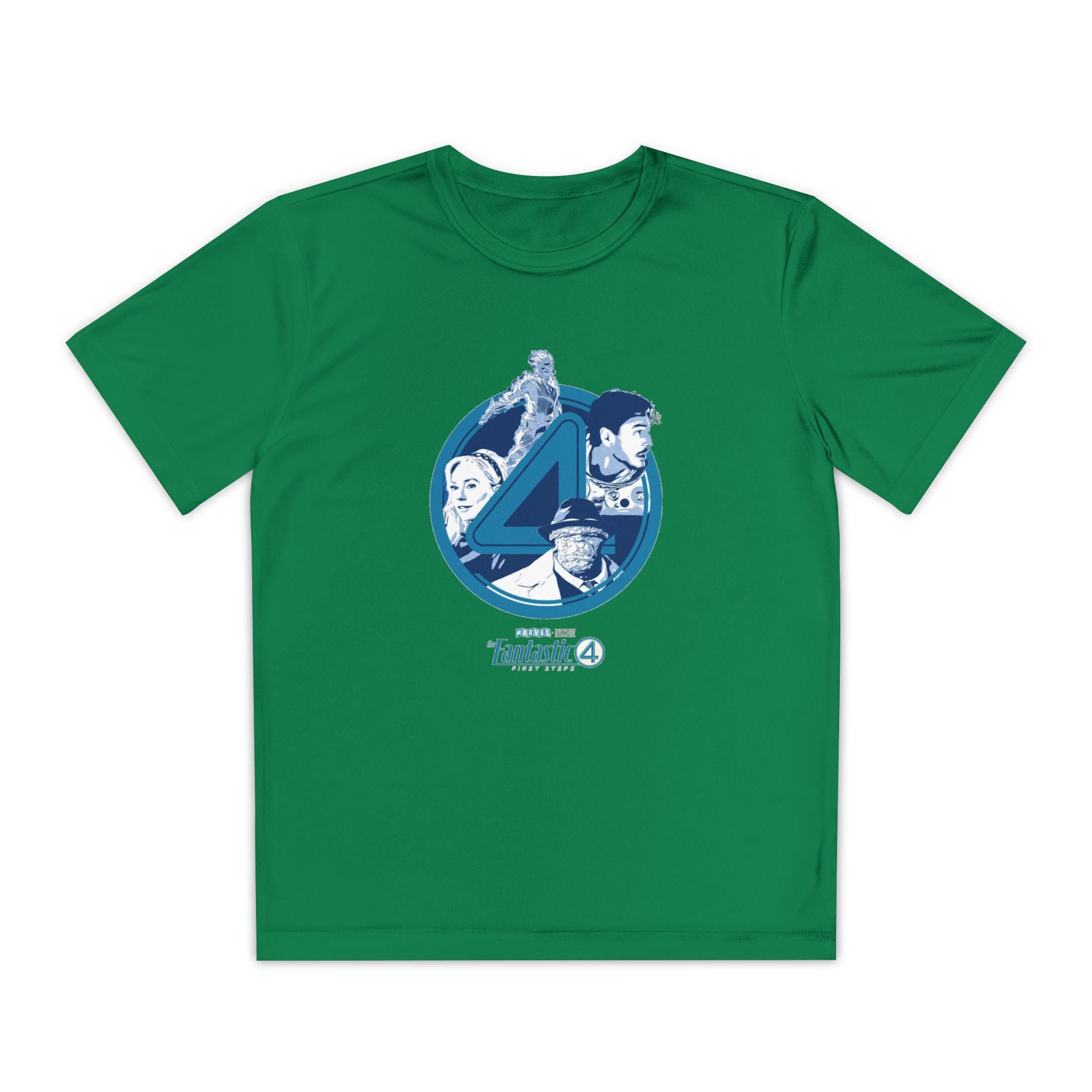 Fantastic 4 Youth T-Shirt Sports Graphic Tee, Cool Athletic Shirt for Kids, Perfect for Sports Events, Team Spirit