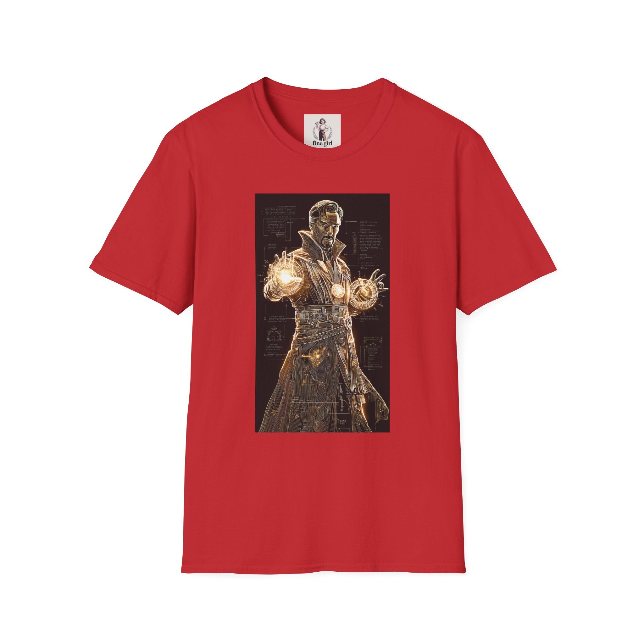 Dr Strange Superhero Marvel Unisex Softstyle T-Shirt, Comic Book Tee, Geeky Clothing, Cosplay Costume Top