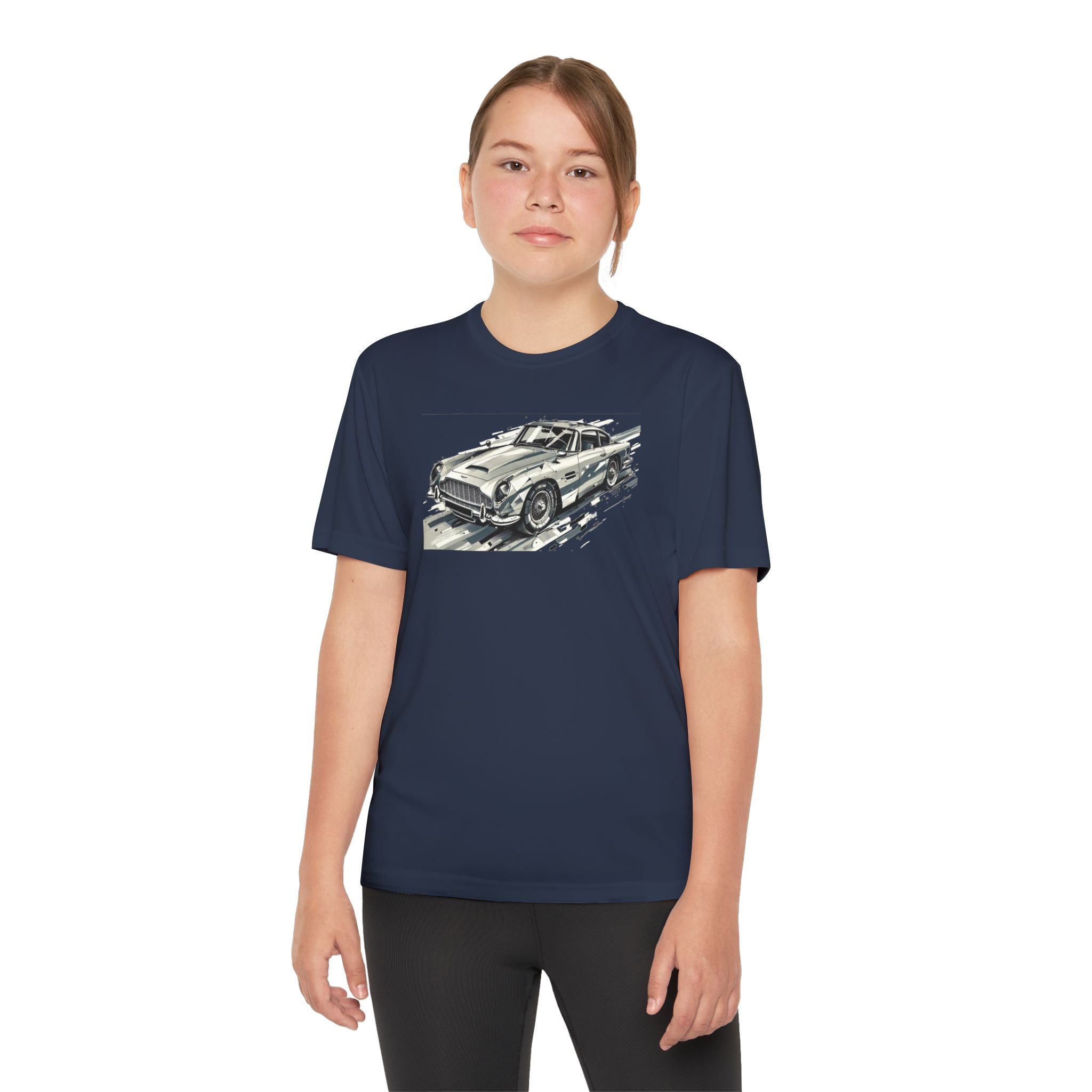 Aston Martin Youth T-Shirt Sports Graphic Tee, Cool Athletic Shirt for Kids, Perfect for Sports Events, Team Spirit