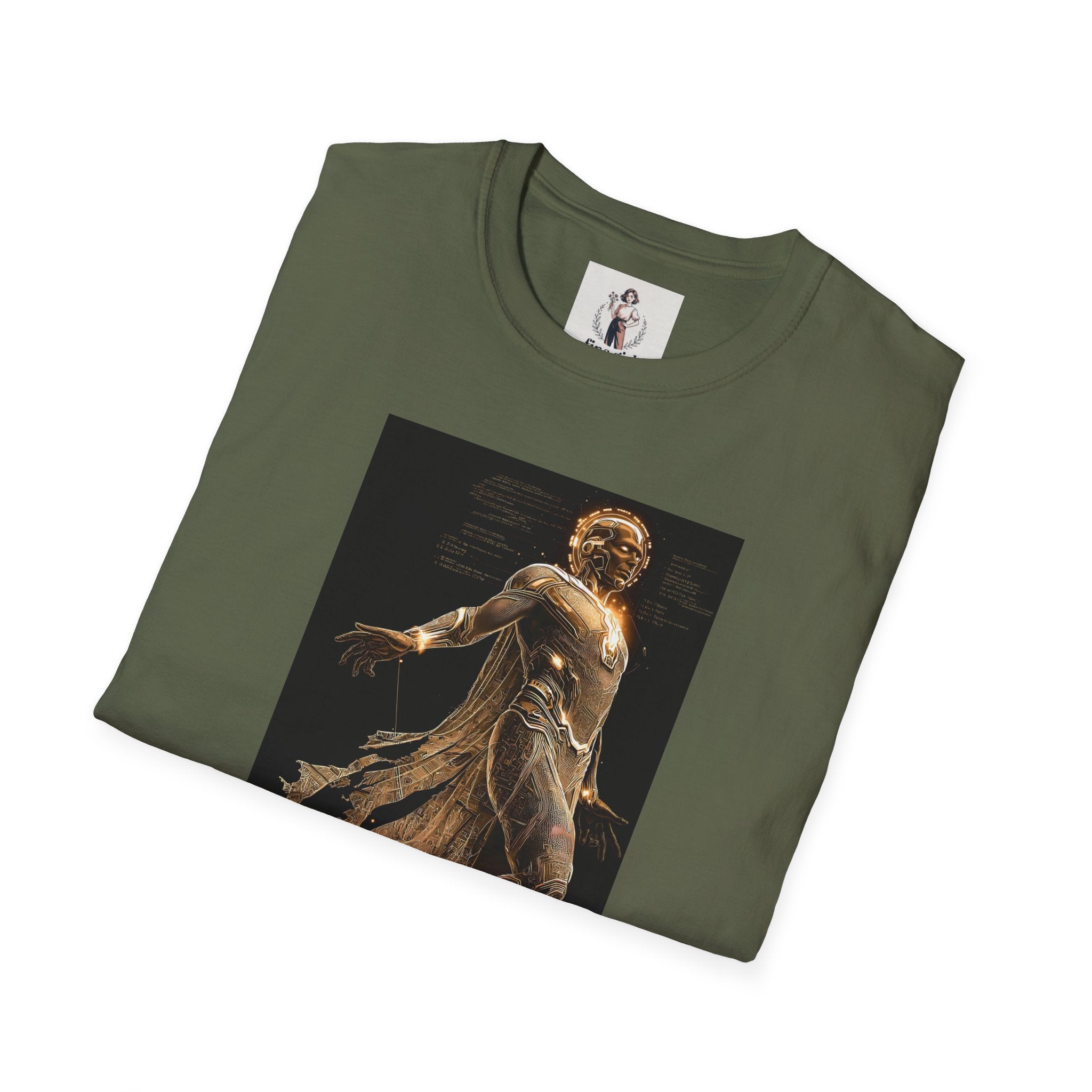 Vison Superhero Marvel Unisex Softstyle T-Shirt, Comic Book Tee, Geeky Clothing, Cosplay Costume Top