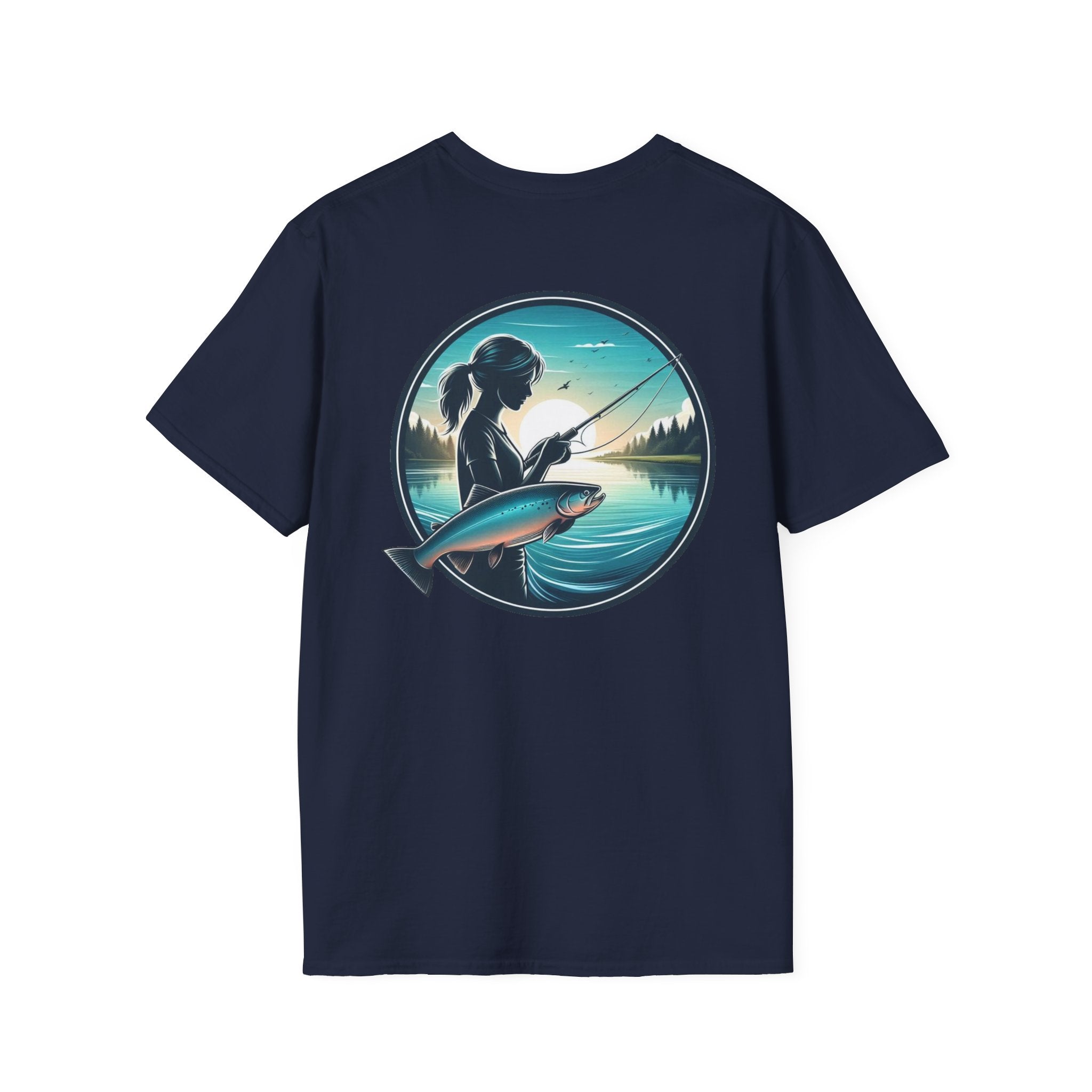 Patriotic Fishing t-shirt, American Flag Tee, 4th of July Shirt, USA Independence Day Top, Patriotic Graphic Tee, Unisex Patriotic