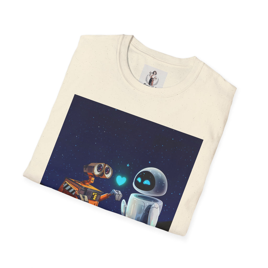 Wall-E Pixar Animation Unisex T-Shirt, Walt Disney Tee, Movie Lover Gift, Graphic Novelty Shirt, Cartoon Character Apparel
