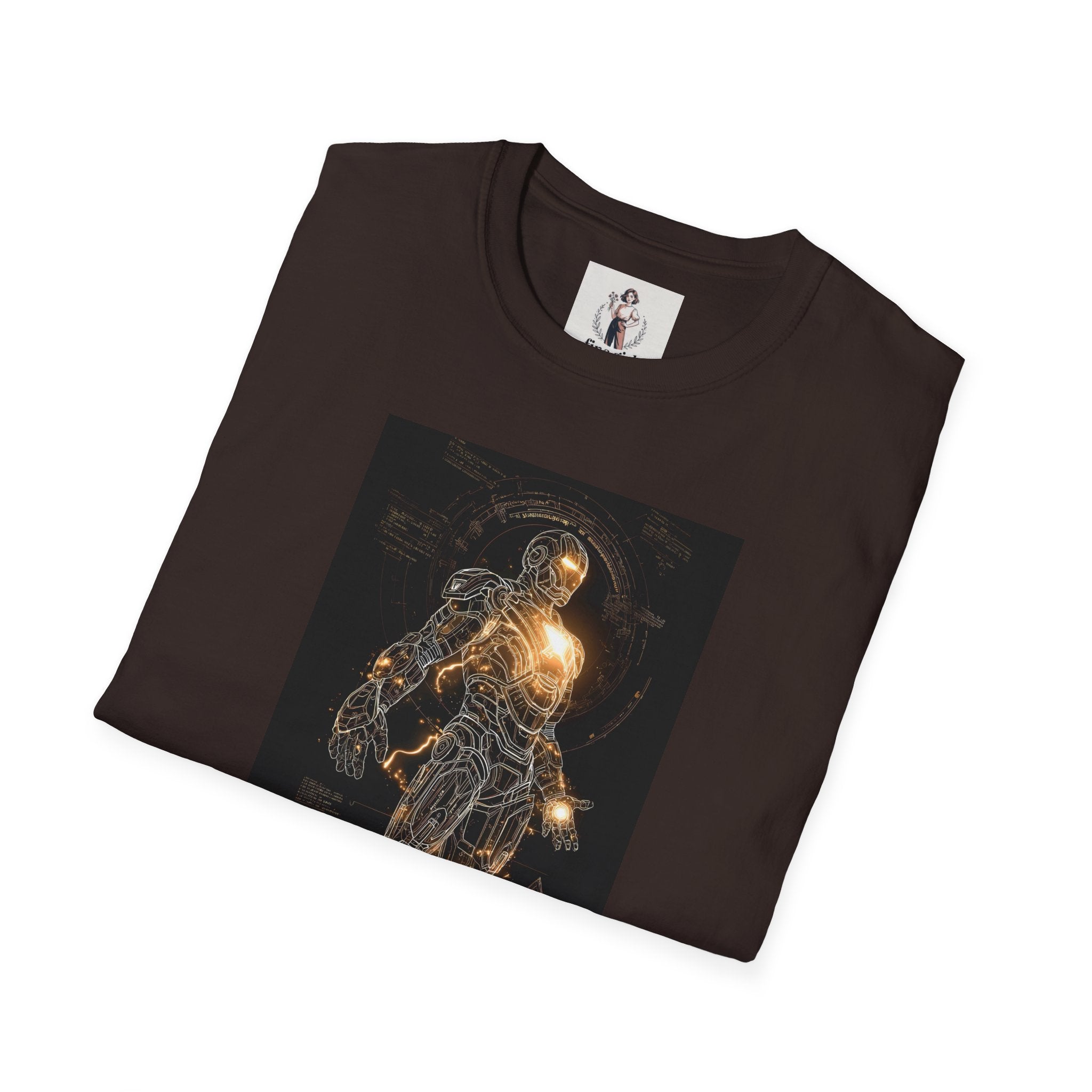 Ironman Superhero Marvel Unisex Softstyle T-Shirt, Comic Book Tee, Geeky Clothing, Cosplay Costume Top