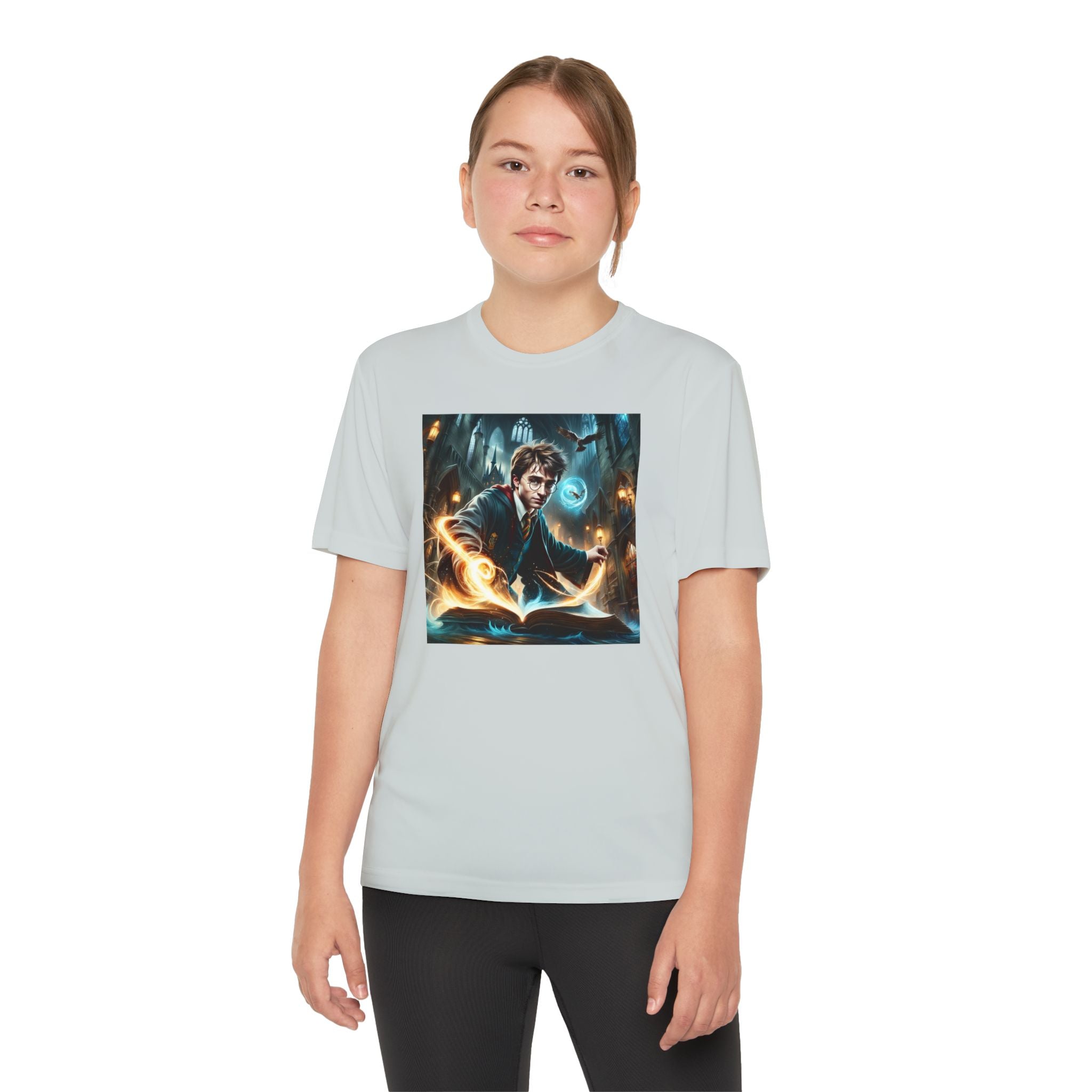 Youth Competitor Tee - Harry Potter, Wizard School Shirt, Magical Kids Top, Hogwarts Fan Gift, Sorcerer's Stone T-Shirt