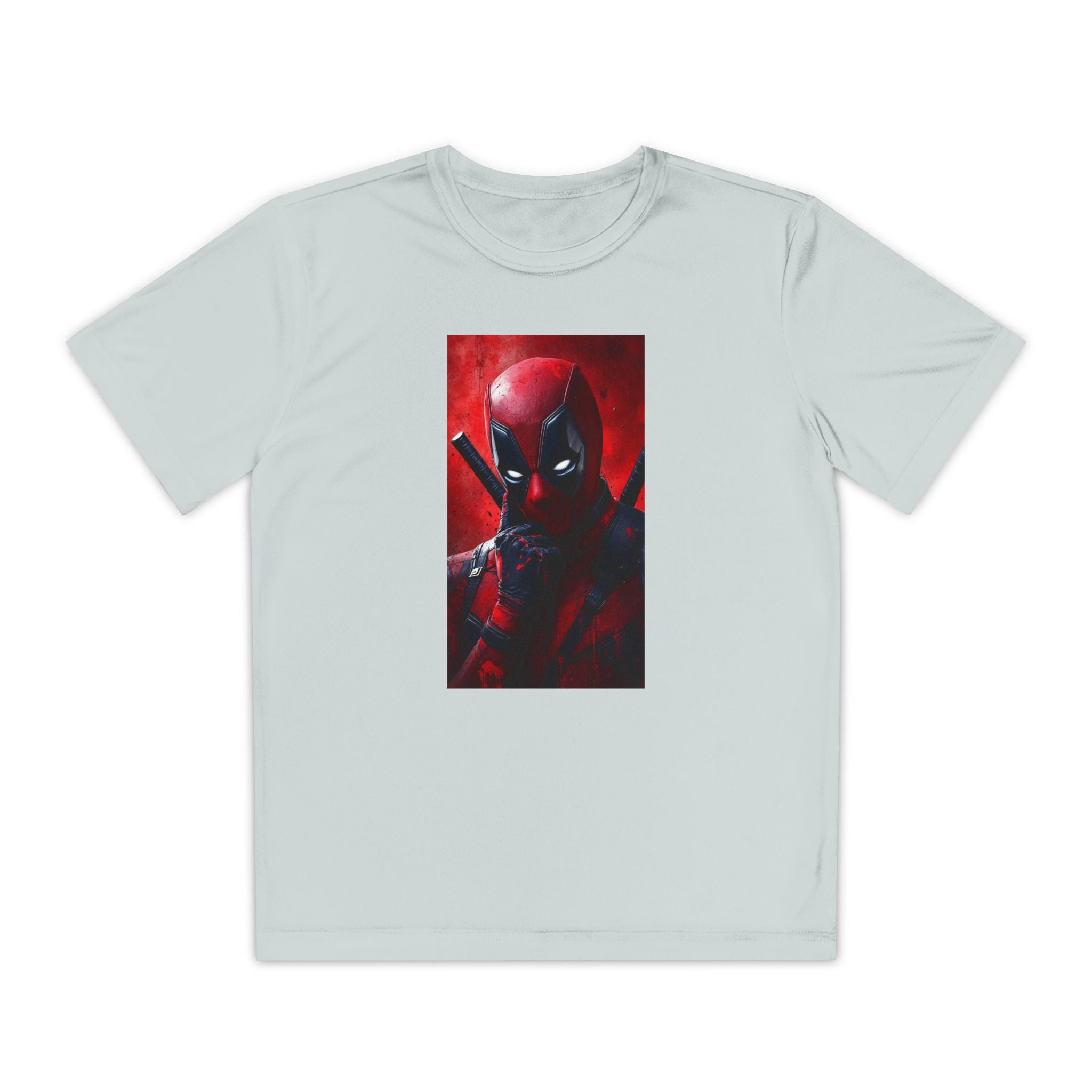 Deadpool Superhero Marvel Patriotic, Kids Graphic T-Shirt, Boys Hero Top, Girls Comic Book Clothing, Birthday