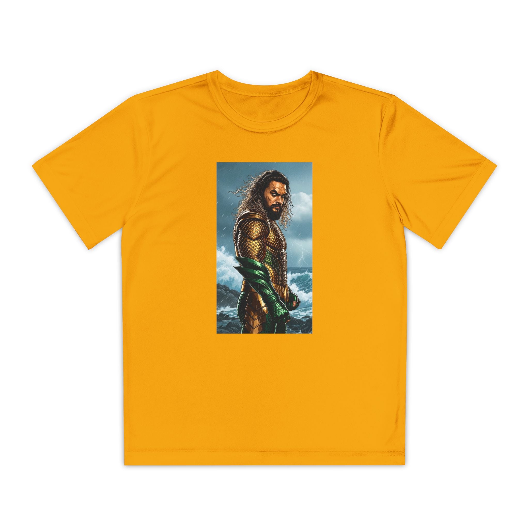 Aquaman Superhero Youth Tee, Kids Superhero Shirt, Child Aquaman T-shirt, Comic Book Tee, Superhero Fan Gift