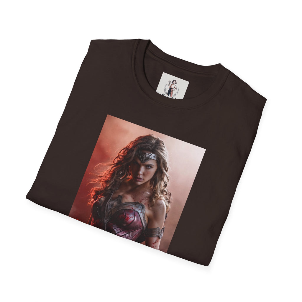Wonder Woman Marvel Unisex Softstyle T-Shirt, Comic Book Tee, Geeky Clothing, Cosplay Costume Top