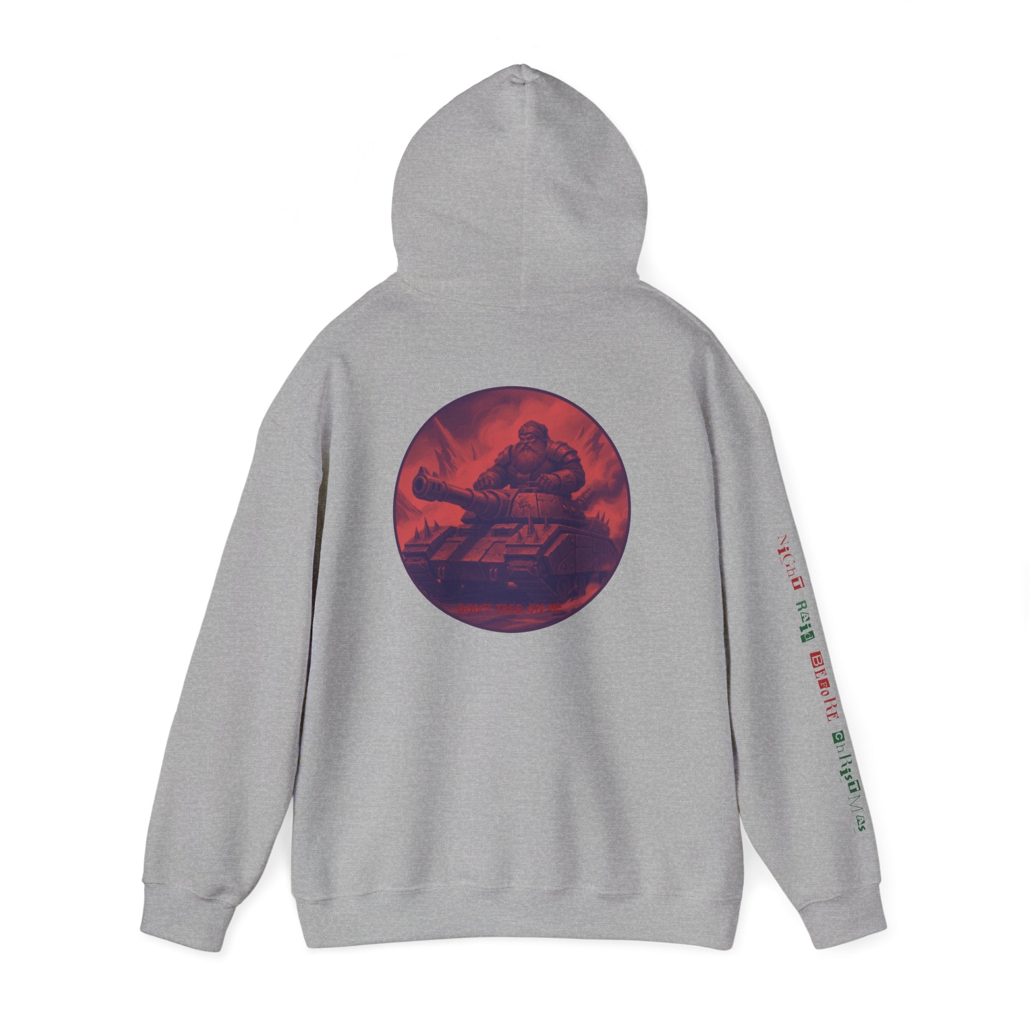 Santa Claus On A Tank Christmas Patriotic Hoodie Rebel Spirit Unisex Hoodie
